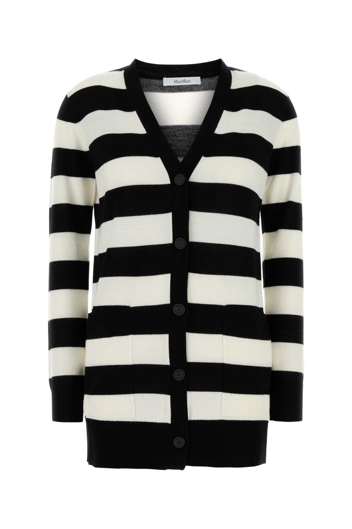 Max Mara Embroidered Wool Fiemme Cardigan Size M / US 6-8 / IT 42-44 - 1 Thumbnail