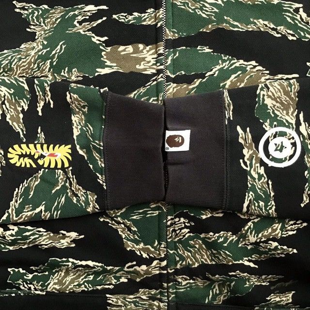 Bape × Nigo BAPE Tiger camo Tiger full zip hoodie a bathing ape Size US M / EU 48-50 / 2 - 6 Thumbnail