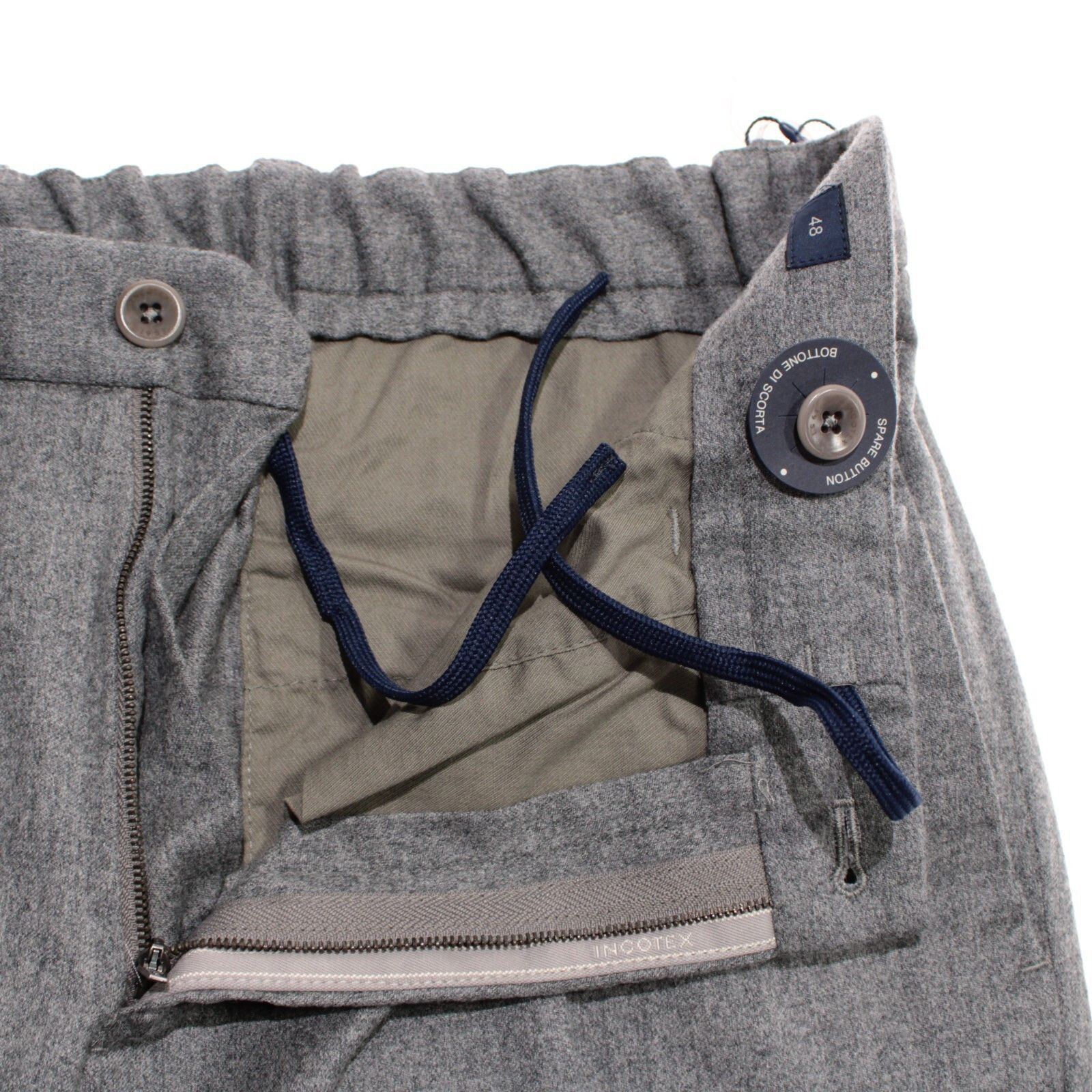 Incotex INCOTEX New with tags Dress Pants Size 32 US In Gray Size US 32 / EU 48 - 3 Thumbnail