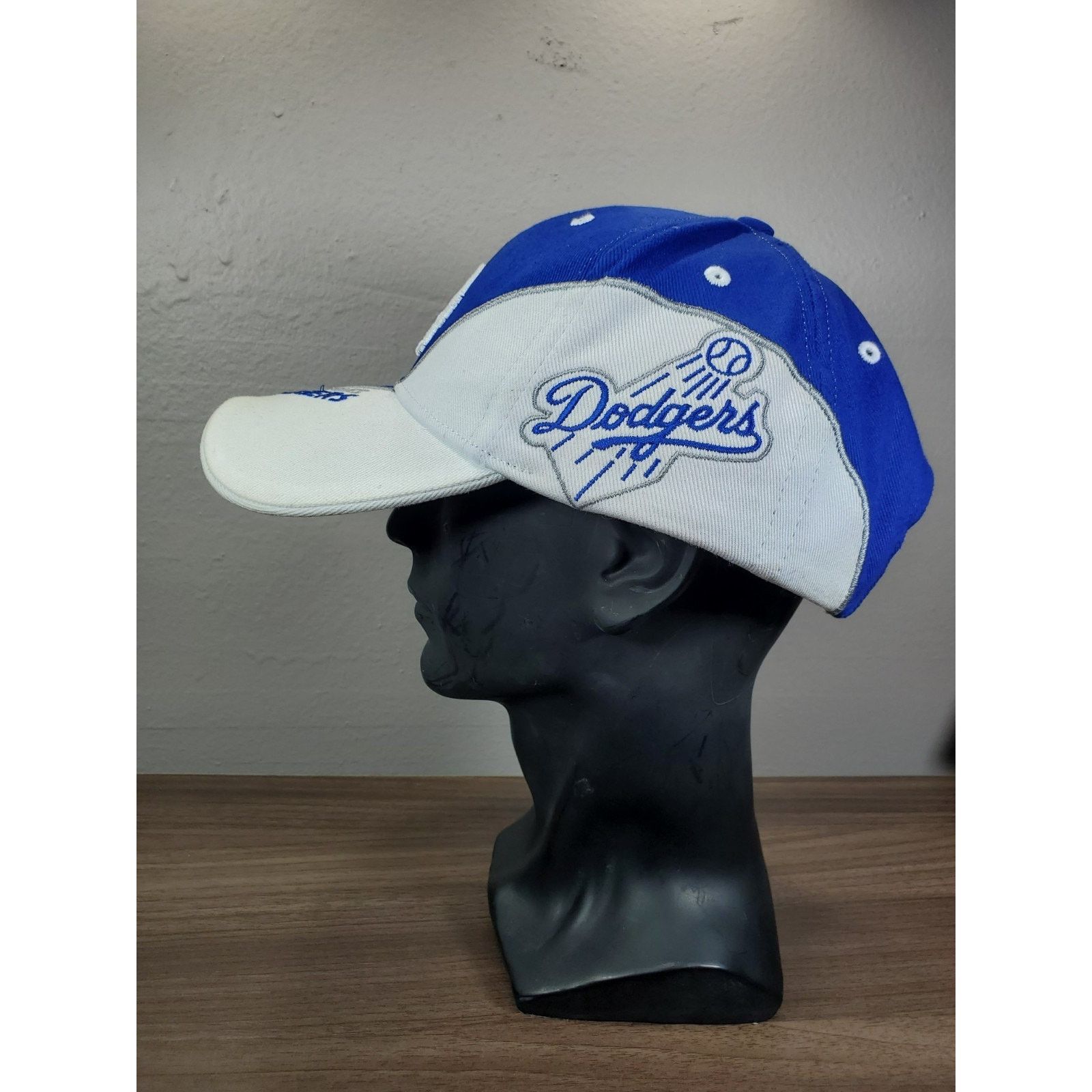 47 Brand × MLB LA Dodgers Hat Blue & White MLB Baseball Cap Los Angeles Size ONE SIZE - 5 Thumbnail