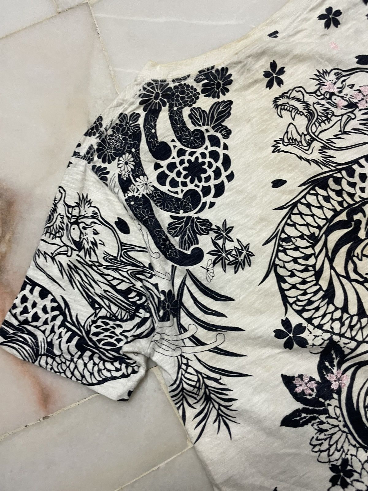 Seditionaries Japanese Culture Tattoo Dragon 3D Print Yakuza Style T-Shirt Size US S / EU 44-46 / 1 - 19 Thumbnail