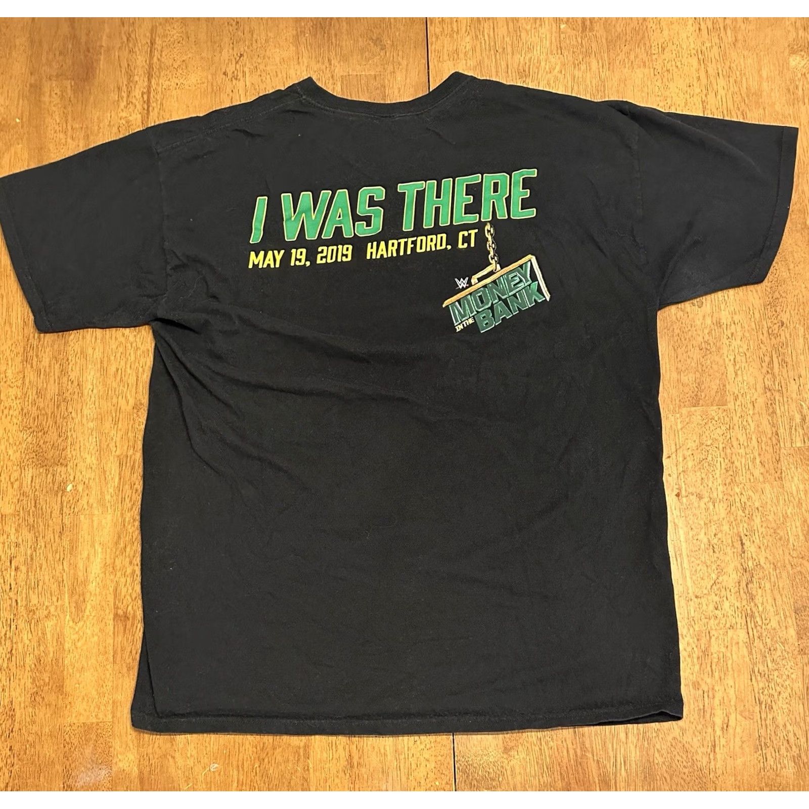 Vintage 2019 WWE Money In The Bank T Shirt XL Black Mens Size US XL / EU 56 / 4 - 3 Thumbnail