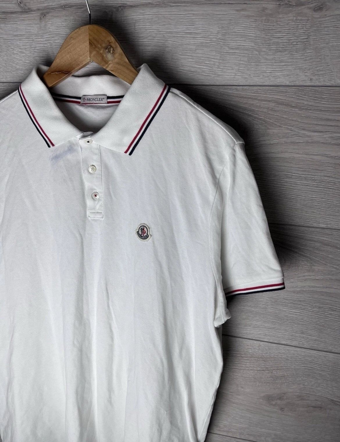 Moncler MENS POLO MONCLER SIZE XL Y2K LUXURY ORIGINAL Size US XL / EU 56 / 4 - 2 Thumbnail