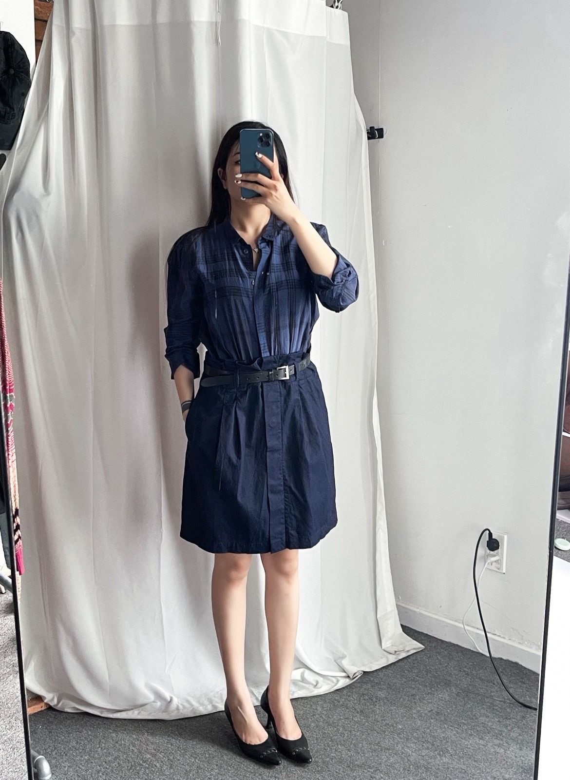 Burberry Burberry Brit shirt dress Size M / US 6-8 / IT 42-44 - 1 Thumbnail