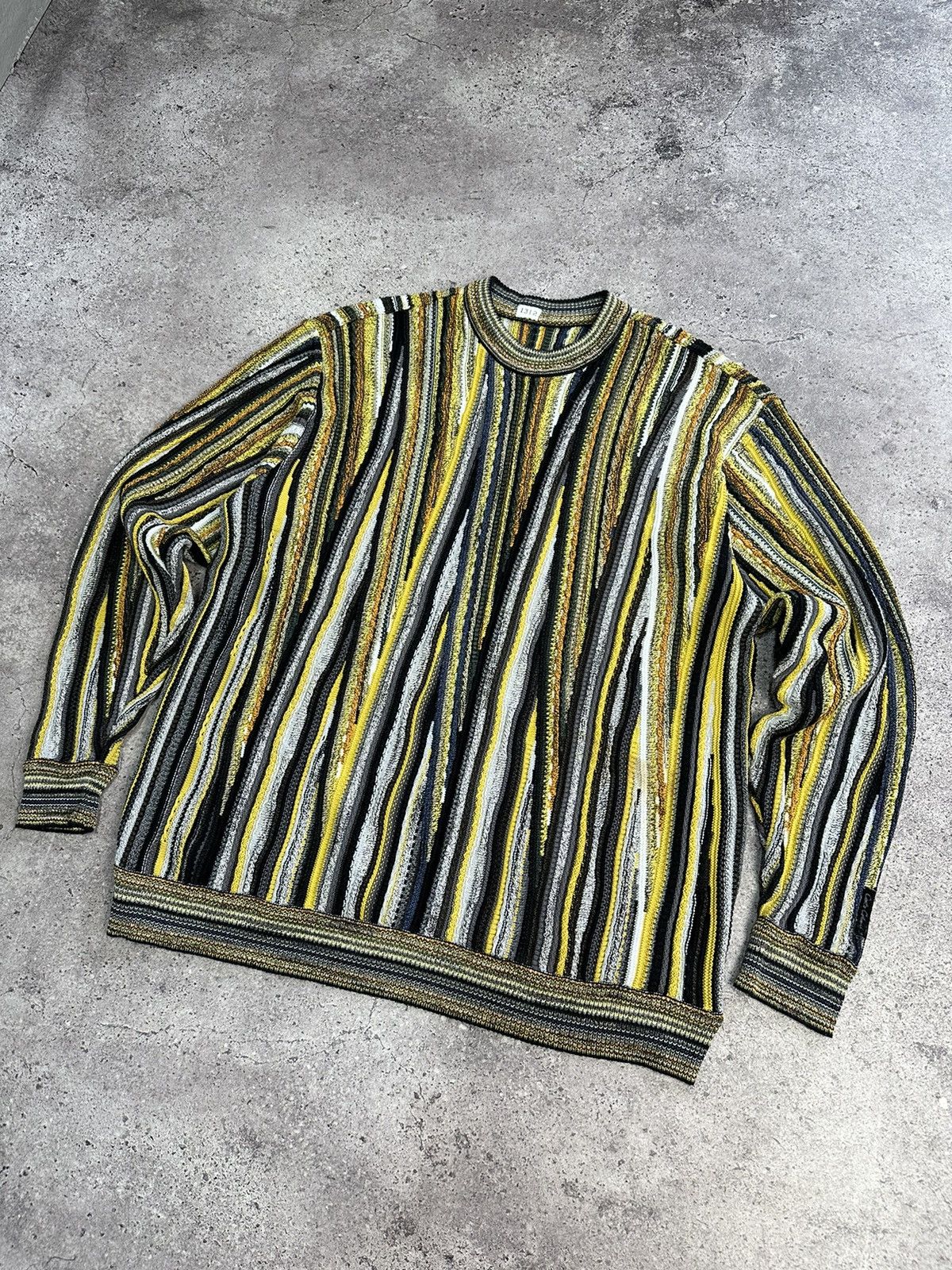 Carlo Colucci × Coogi × Vintage Vintage Carlo Colucci Knitted Sweater Coogi Style Archival Size US L / EU 52-54 / 3 - 3 Thumbnail