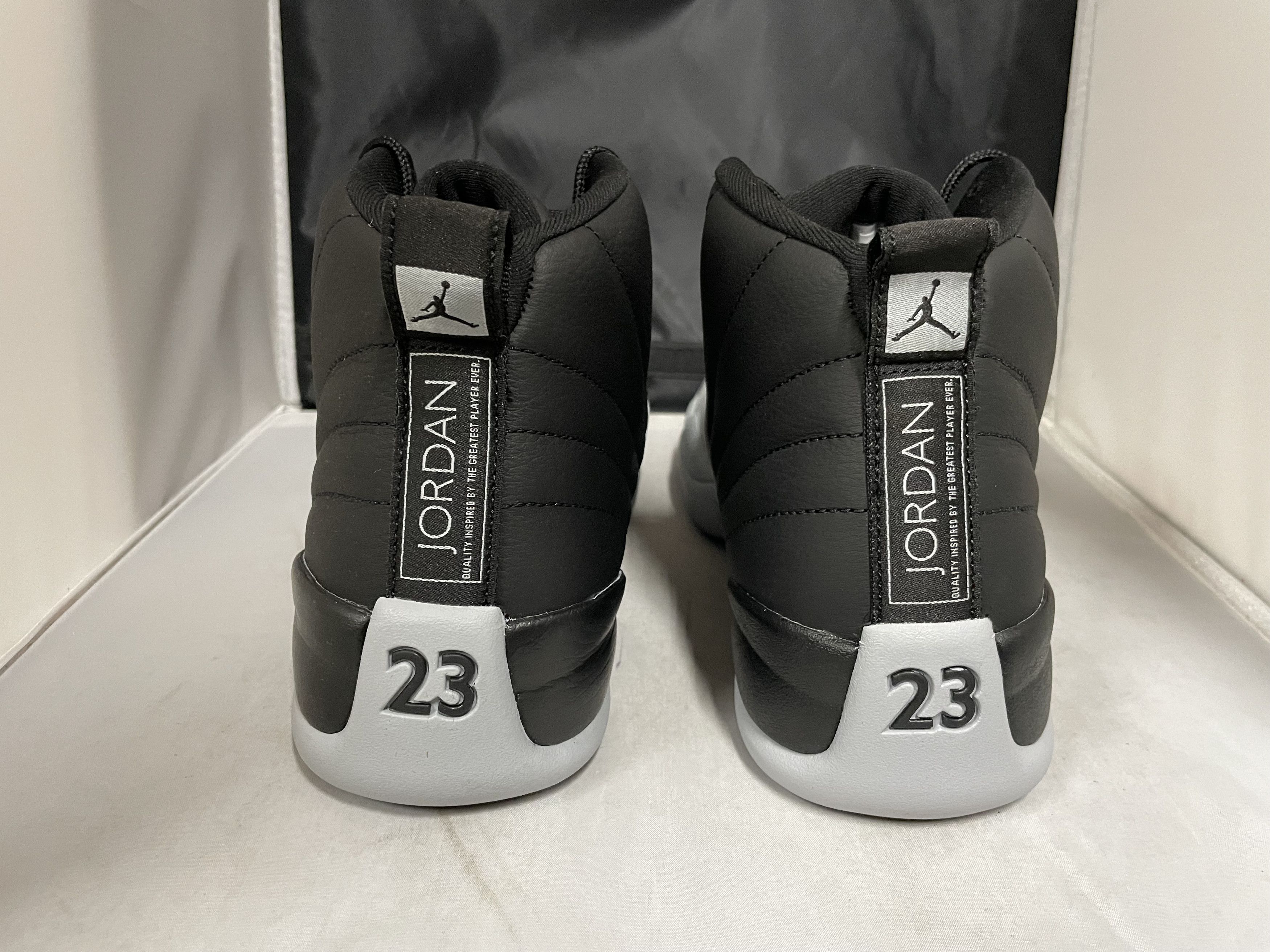 Jordan Brand Air Jordan 12 Retro 'Black/Wolf Grey-White' CT8013 010 Size US 8.5 / EU 41-42 - 6 Thumbnail
