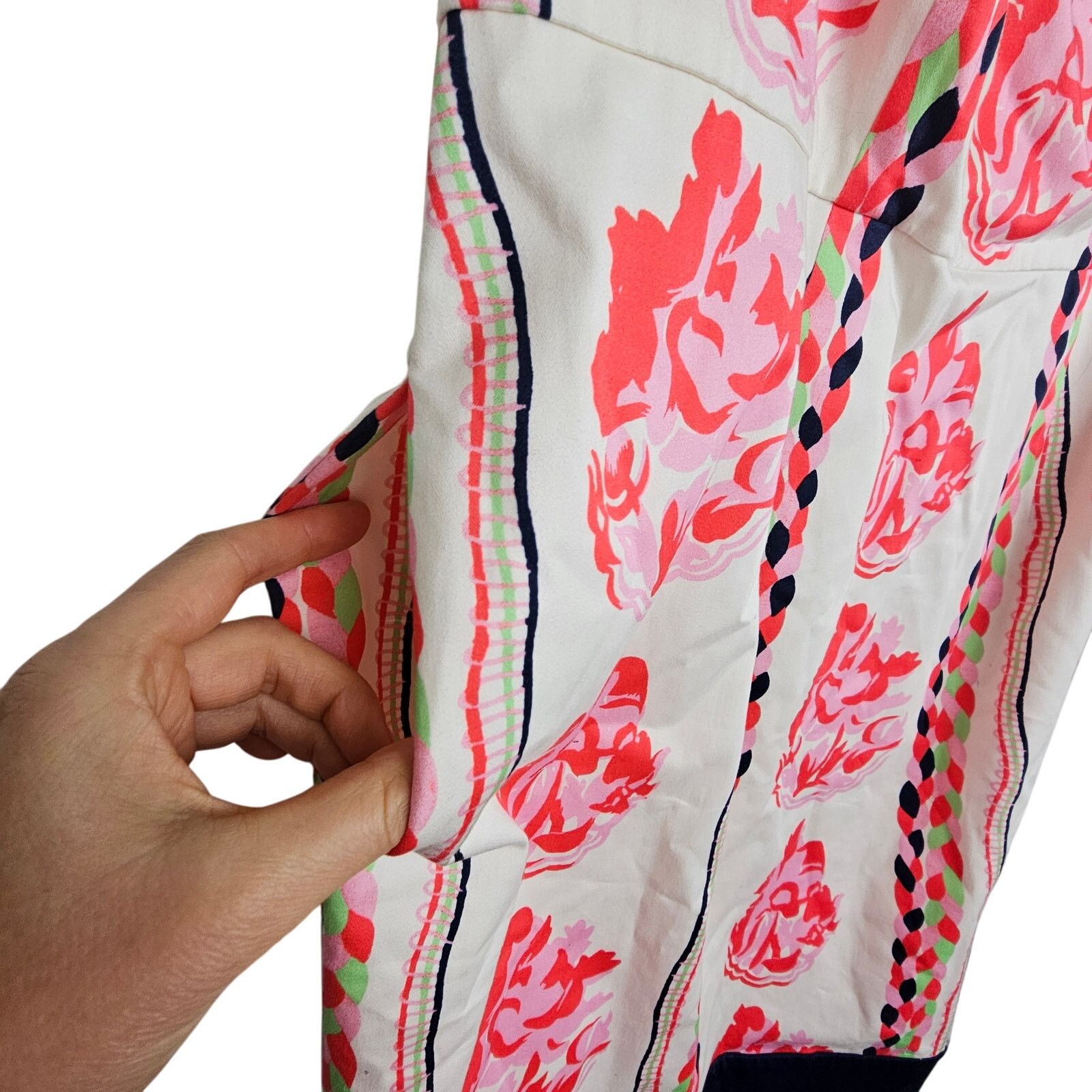 Campia Moda Modcloth Womens Leader Floral Rope Sheath Dress Size 1X Size XL / US 12-14 / IT 48-50 - 5 Thumbnail