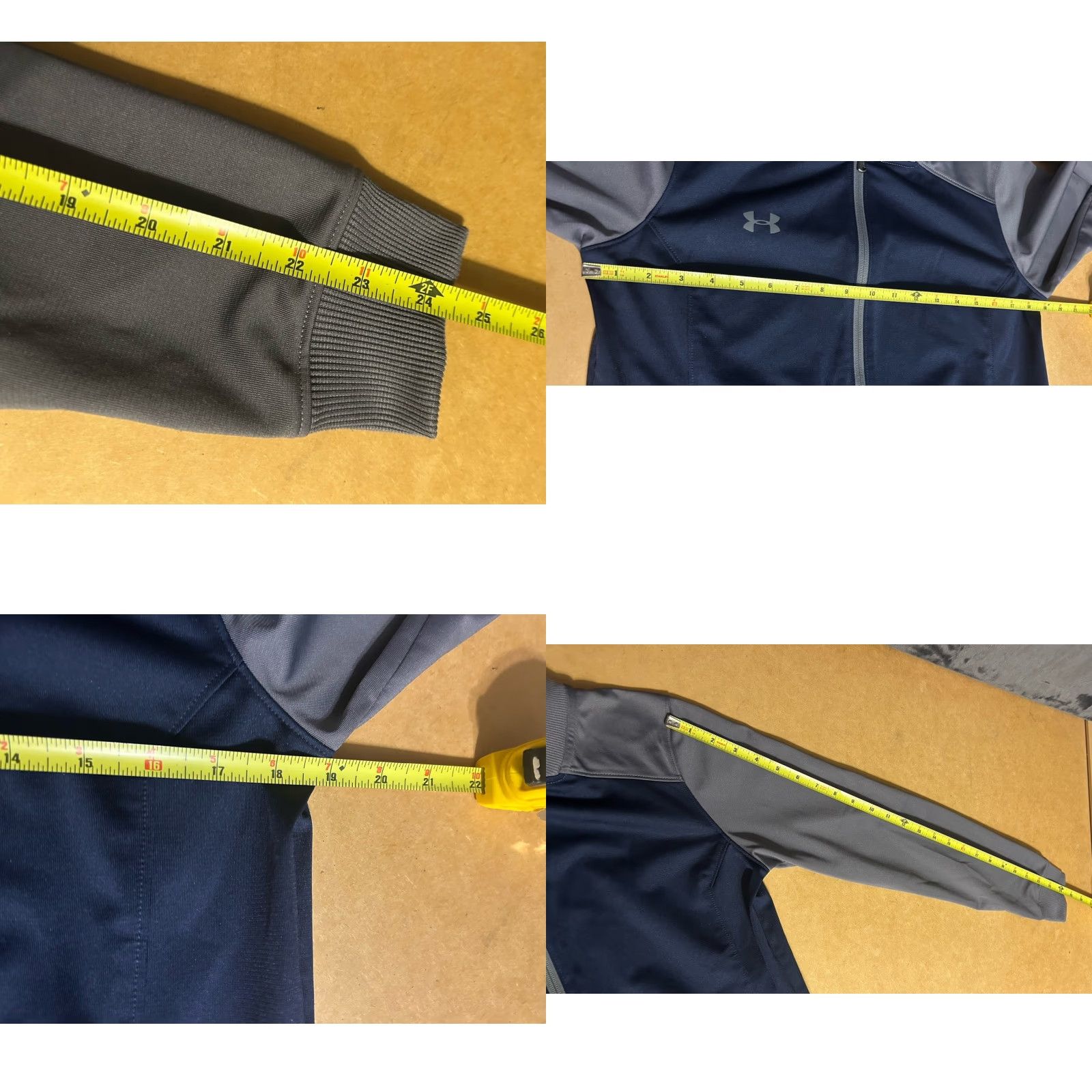 Under Armour Under Armour Challenger II Full Zip Track Jacket Women M Blue Gray Size M / US 6-8 / IT 42-44 - 8 Thumbnail