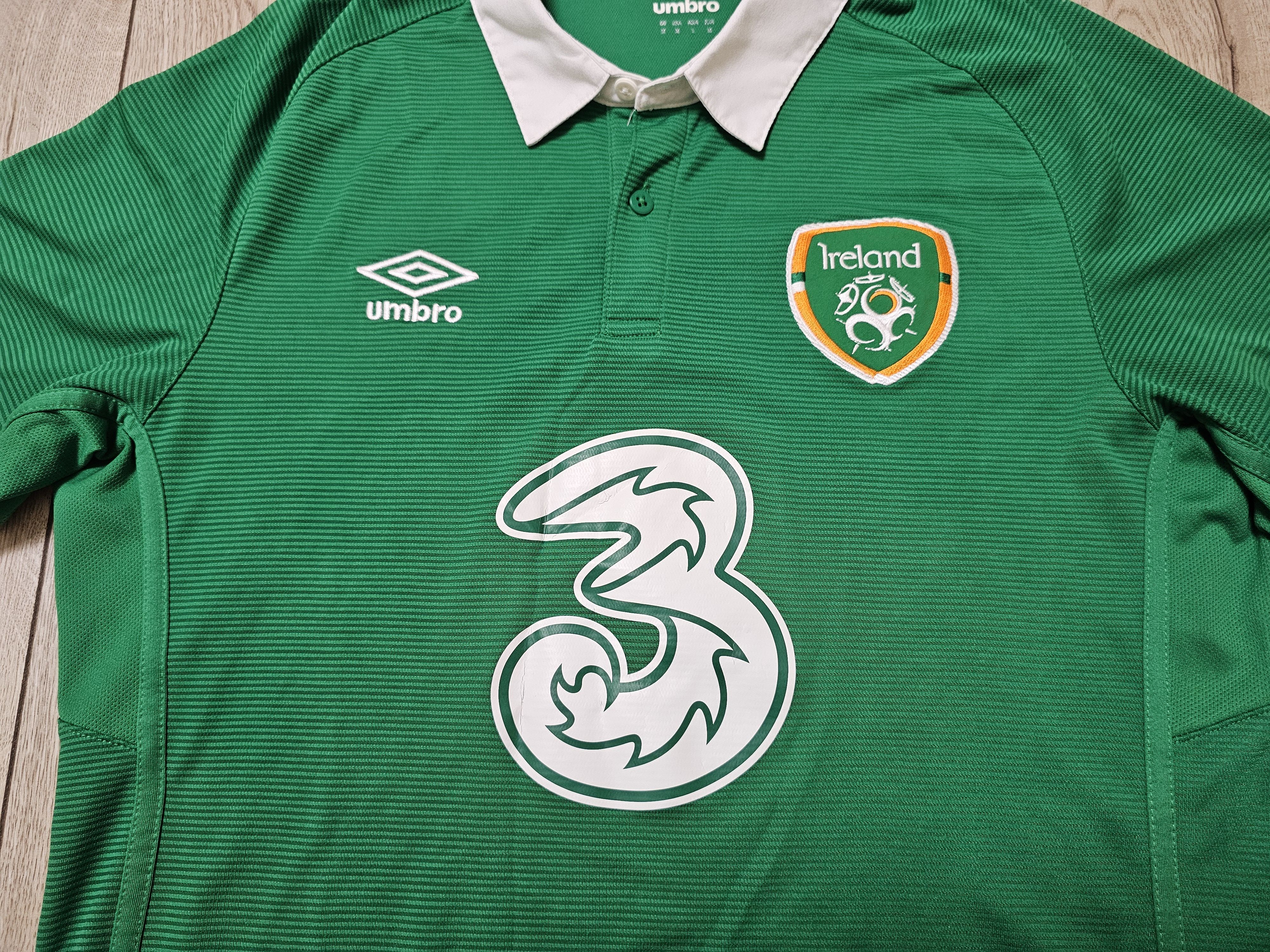 All Sport × New Balance IRELAND 2014 2015 HOME FOOTBALL SHIRT SOCCER JERSEY Size US M / EU 48-50 / 2 - 3 Thumbnail