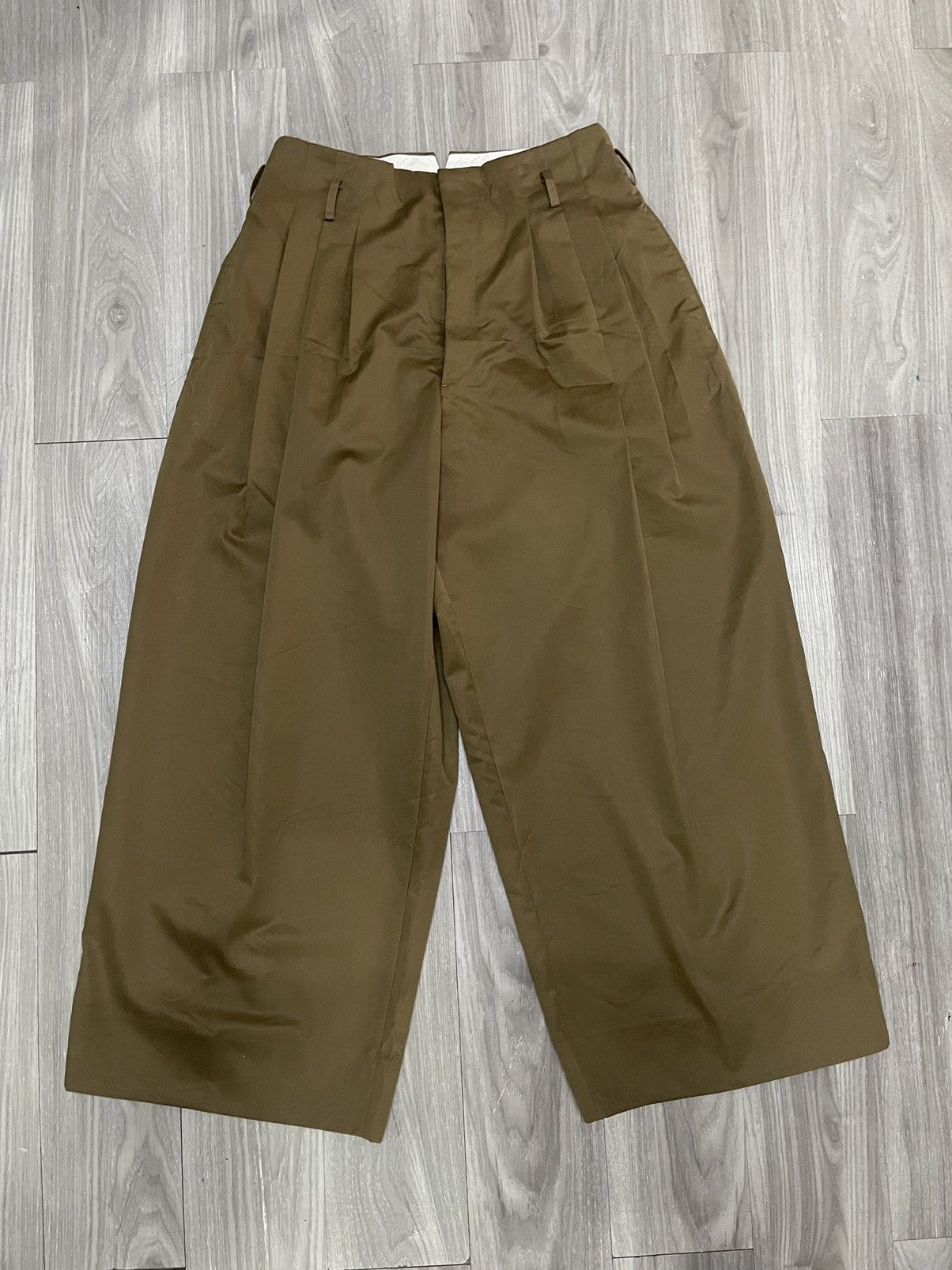 GU GU x And Beautiful People - Tuck Wide Pant Size US 30 / EU 46 - 3 Thumbnail