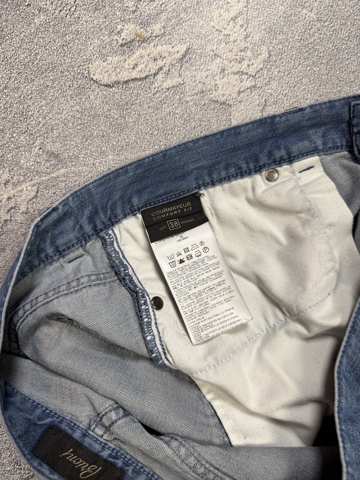 Brioni Mens Vintage Brioni Denim jeans luxury pants distressed Size US 38 / EU 54 - 13 Thumbnail