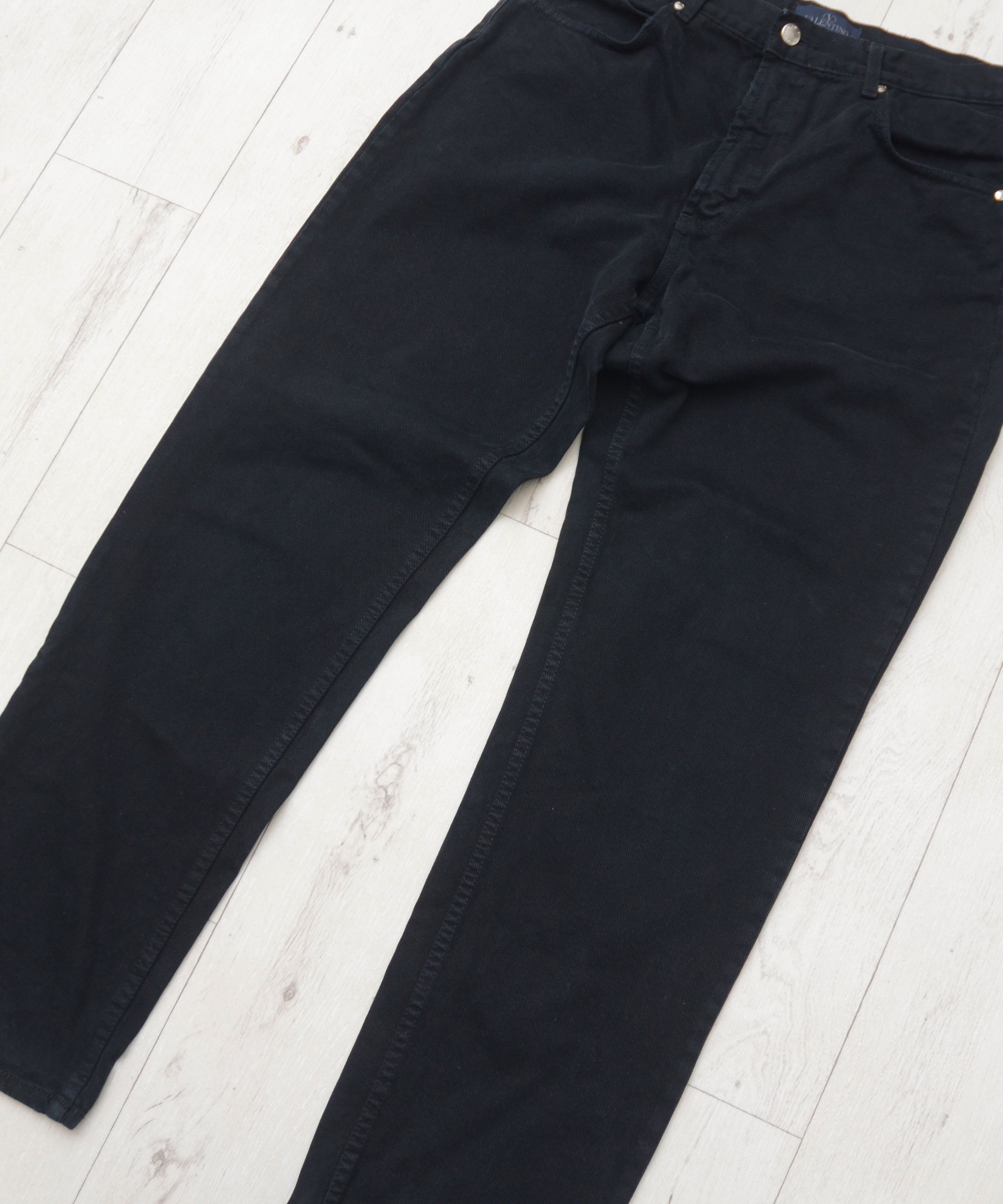 Valentino × Vintage Valentino Jeans Vintage 90s Black Pants Luxury Y2K Size US 34 / EU 50 - 5 Thumbnail
