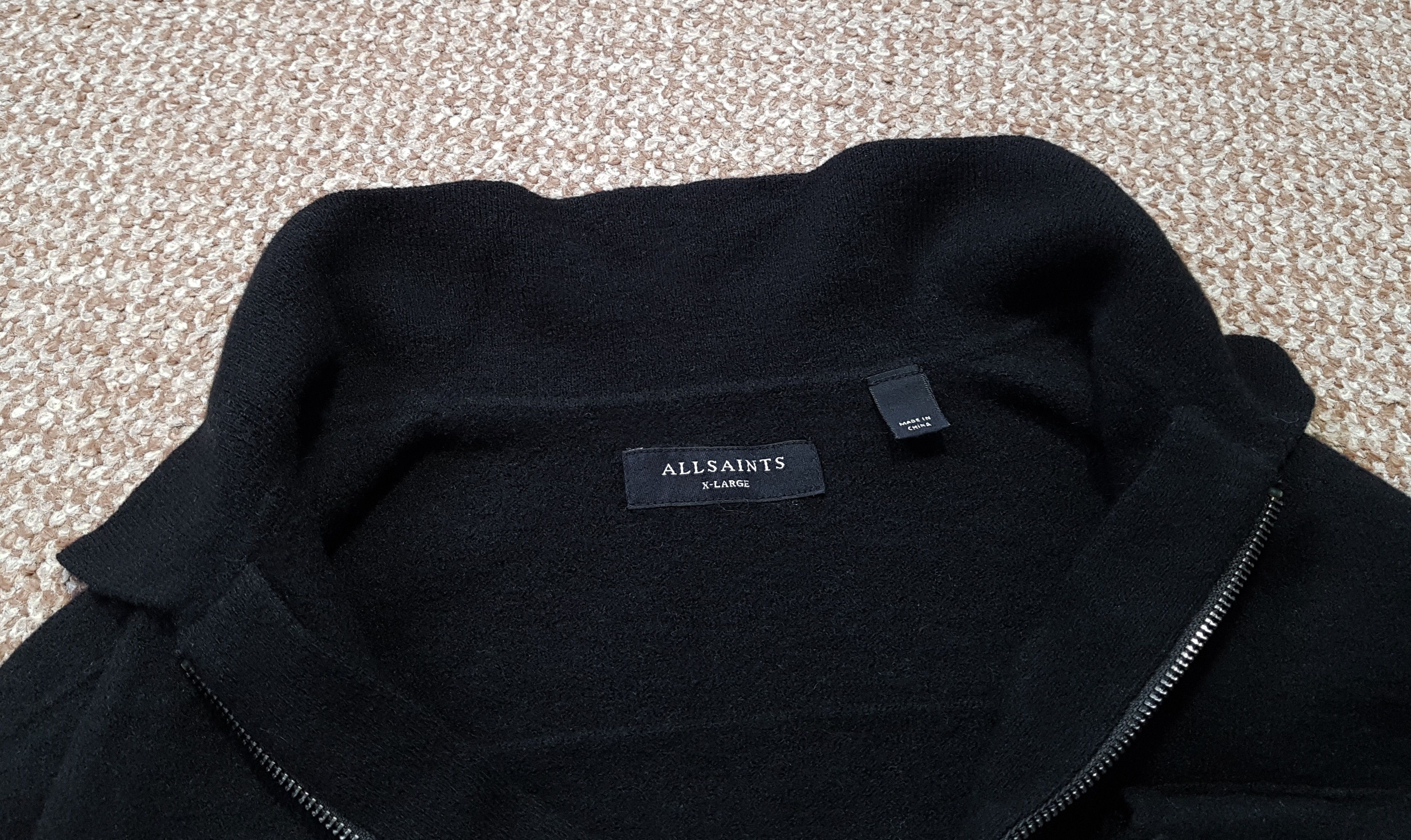 Allsaints AllSaints Tomas Wool Half Zip Sweater Jumper sz XL Size US L / EU 52-54 / 3 - 8 Thumbnail
