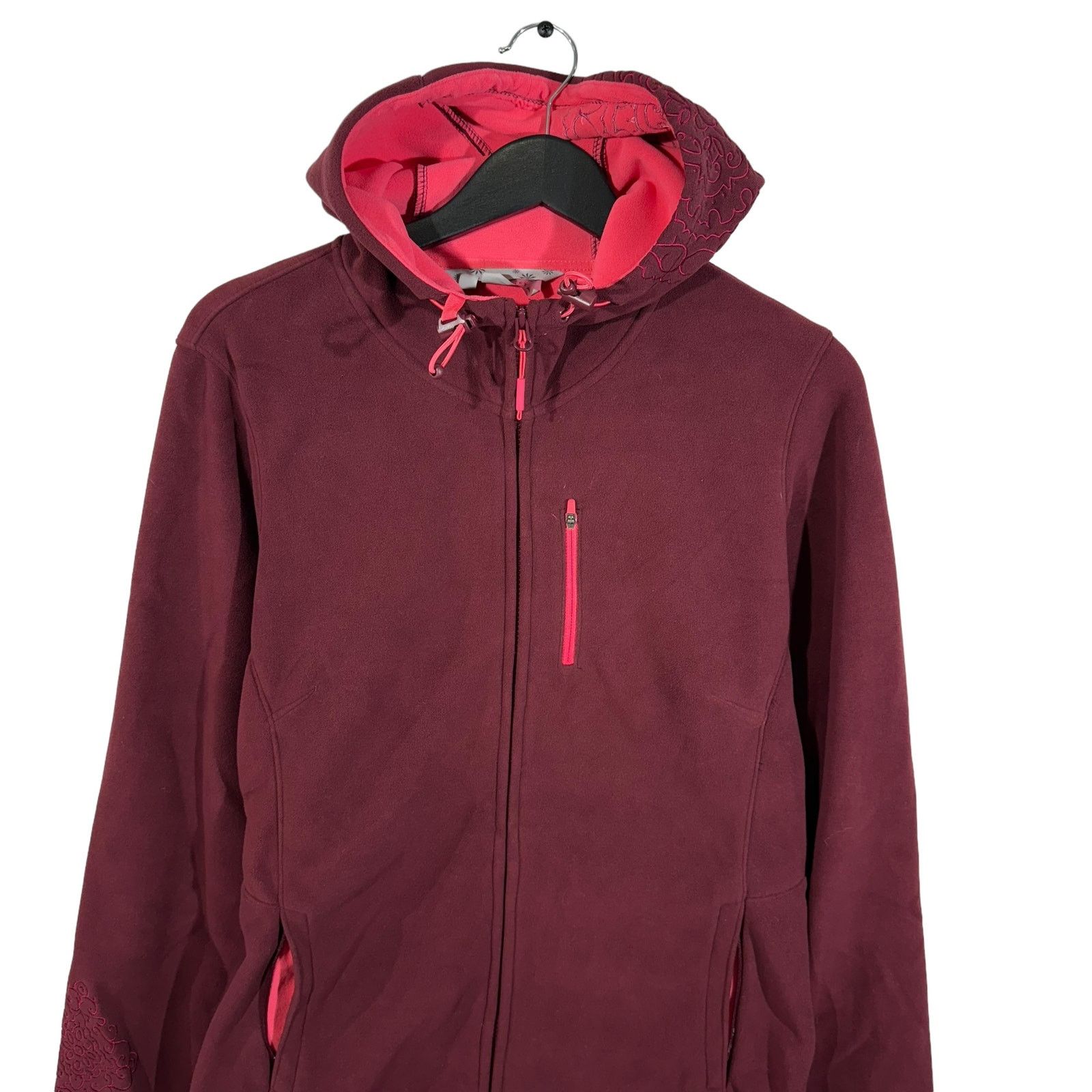 Athleta Women's Athleta Athletic Full Zip Hooded Fleece Size L / US 10 / IT 46 - 2 Thumbnail