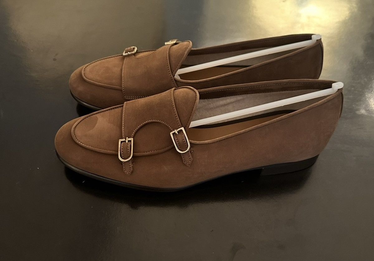 Other Edhen Milano Monkstrap calfskin loafer Size US 7 / EU 40 - 1 Thumbnail
