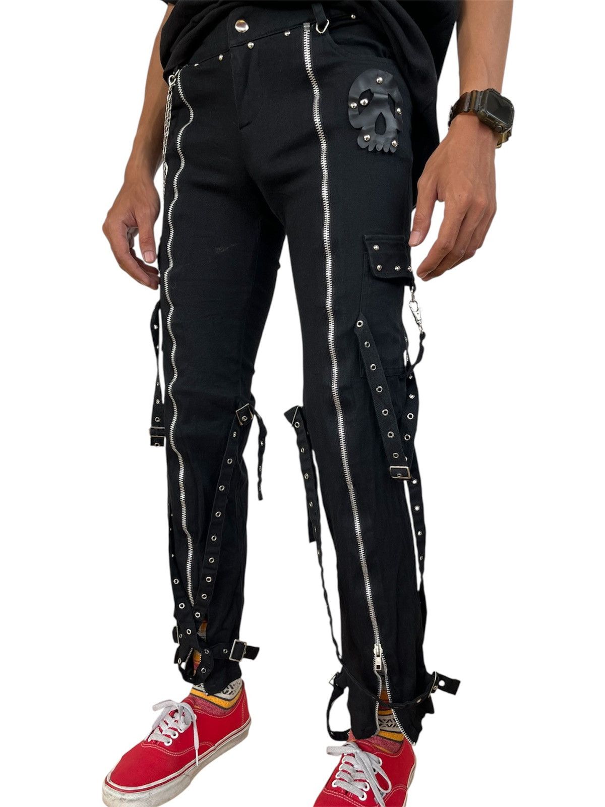 Japanese Brand Seditionaries bondage Punk skinny strecth pants Size 27" / US 4 / IT 40 - 1 Thumbnail