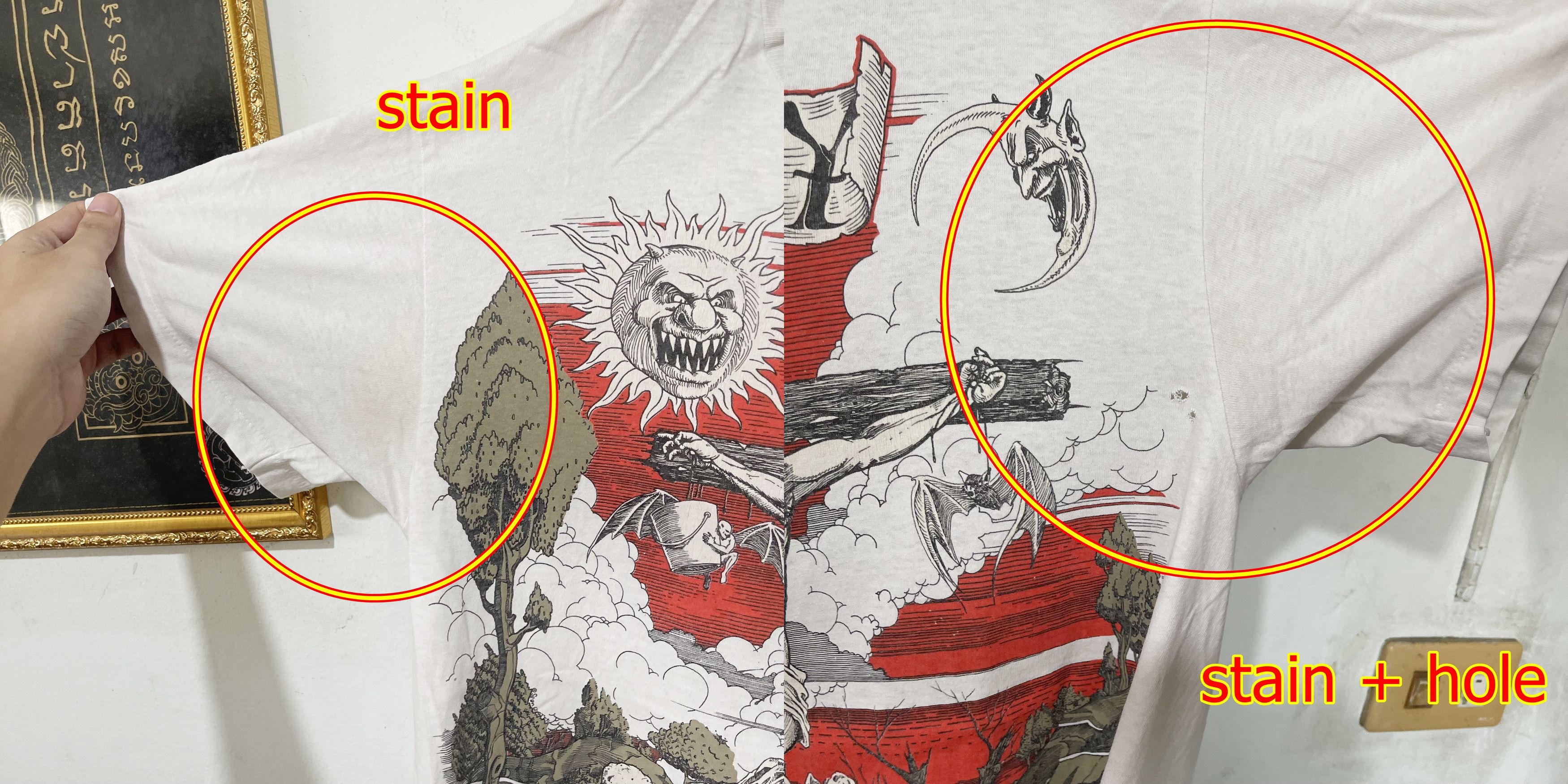 Ozzy Osbourne Vintage 90s Ozzy Osbourne Crucifixion Graphic T-Shirt Size US L / EU 52-54 / 3 - 8 Thumbnail
