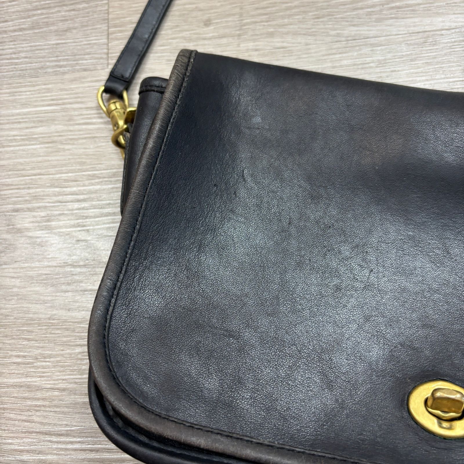 Coach × Vintage VTG Coach 933-9514 Penny Pocket Clasp Front Crossbody Bag Size ONE SIZE - 15 Thumbnail