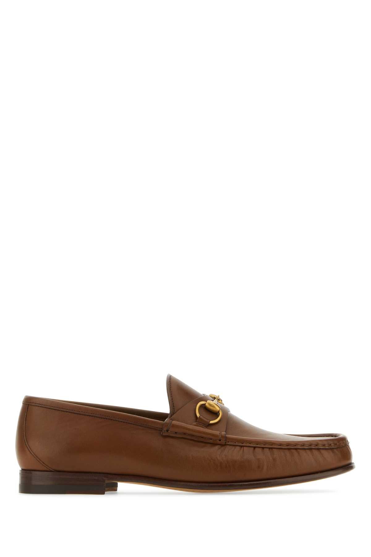 Gucci Brown Leather Loafers Size US 8.5 / EU 41-42 - 1 Thumbnail