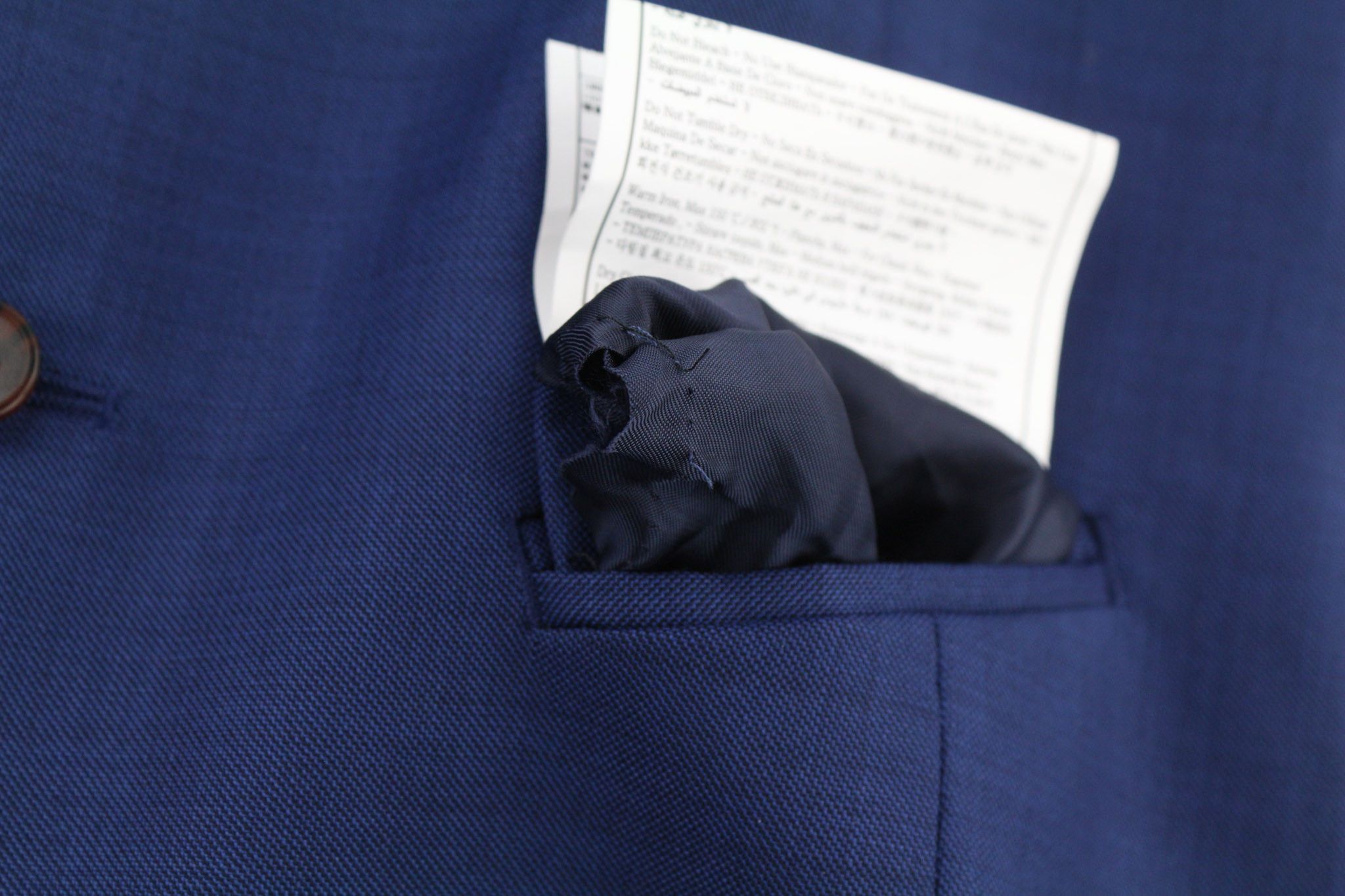 Suitsupply UK32/UK34 Blue Wool 2in1 Single-Breasted Suit 81287 Size 34R - 14 Thumbnail