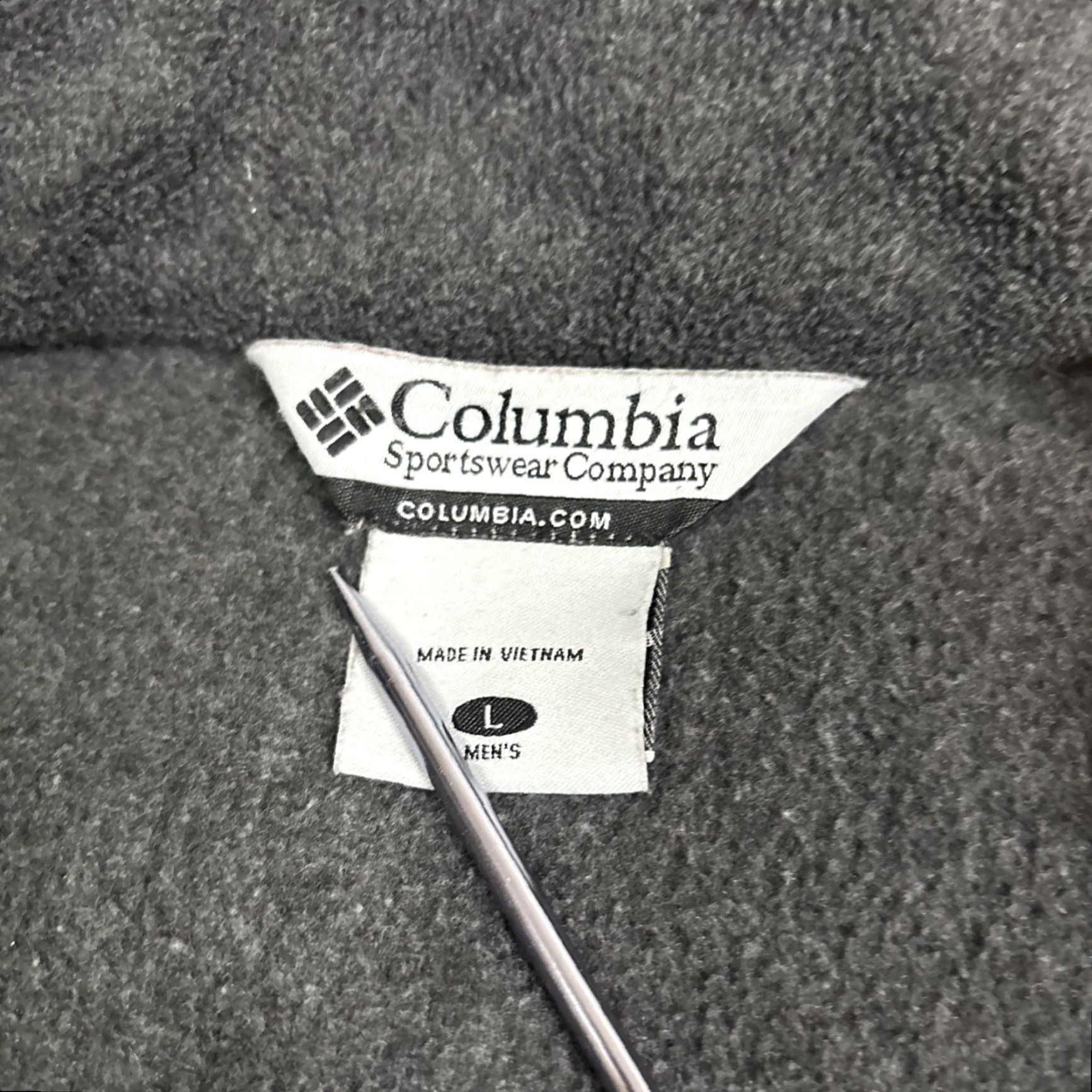 Vintage Columbia Full Zip Fleece Sweater Men L Gray Lightweight Mens Size US L / EU 52-54 / 3 - 2 Thumbnail