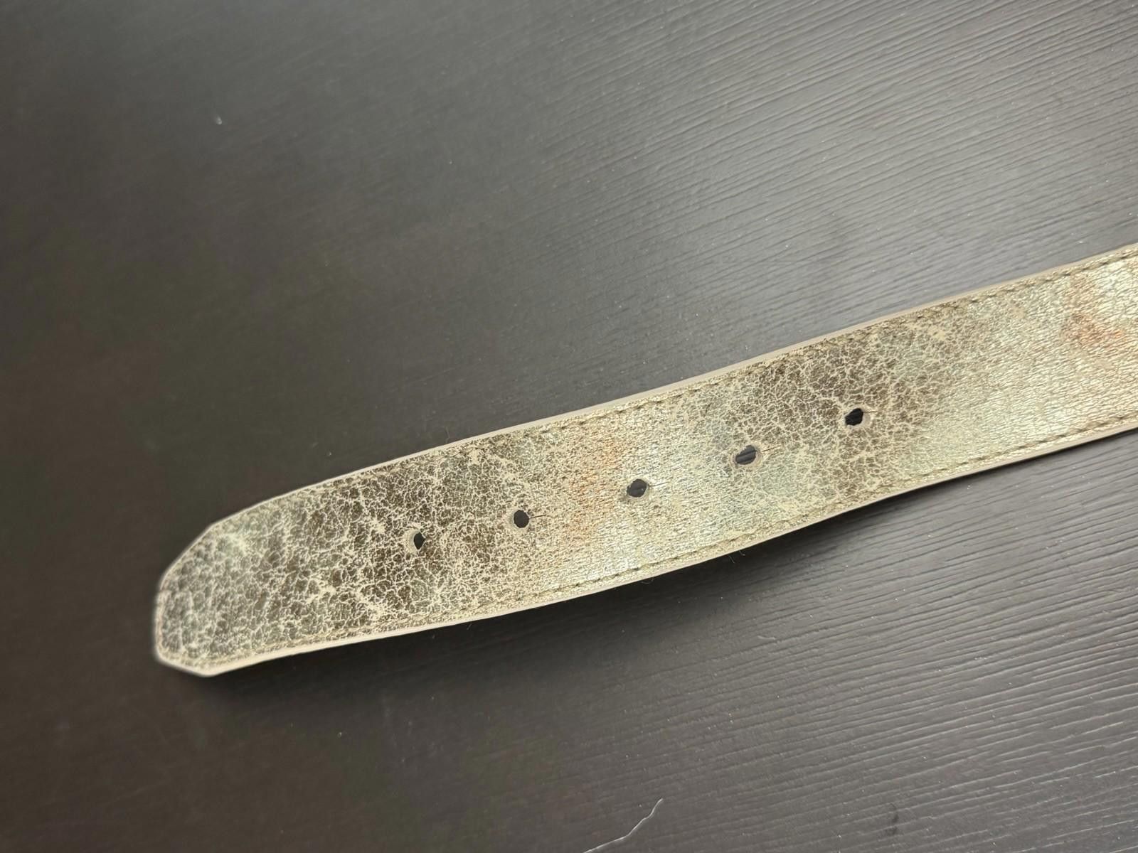 Guess GUESS Genuine Leather Belt Large Gold G Logo Multicolor Y2K Size ONE SIZE - 10 Thumbnail