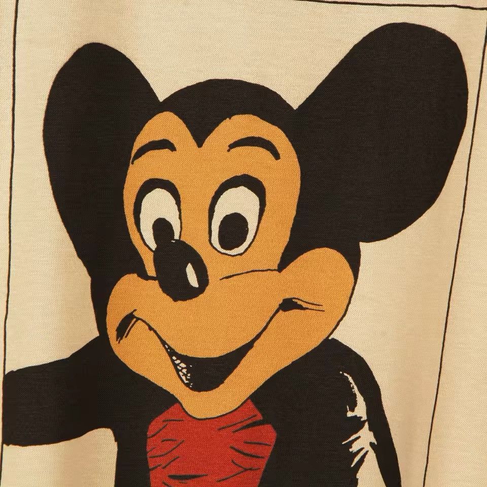 Japanese Brand × Vintage Black Flag Mickey Graphic Printed Cotton Tshirt Size US XL / EU 56 / 4 - 5 Thumbnail
