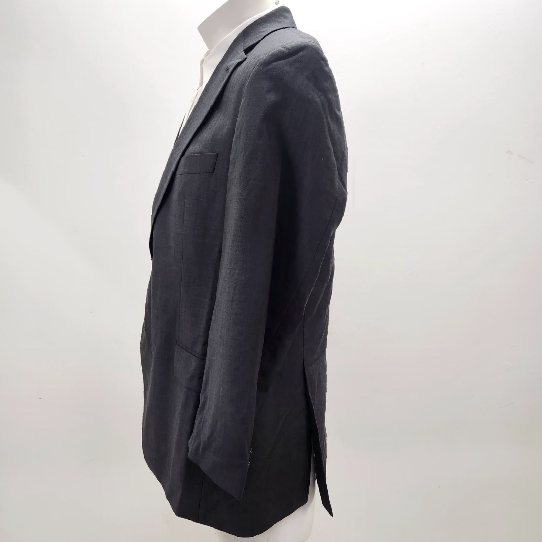 Hugo Boss VTG Hugo Boss Jacket Blazer Men 42R Wool Black Lined 2 Button Closure USA Shirt? Size 42R - 2 Thumbnail