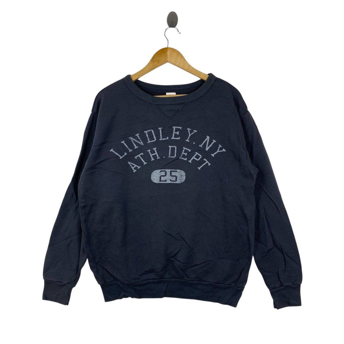 Japanese Brand Vtg Lab-Works College Crewneck Sweatshirt Black L Made Japan Size US L / EU 52-54 / 3 - 1 Thumbnail