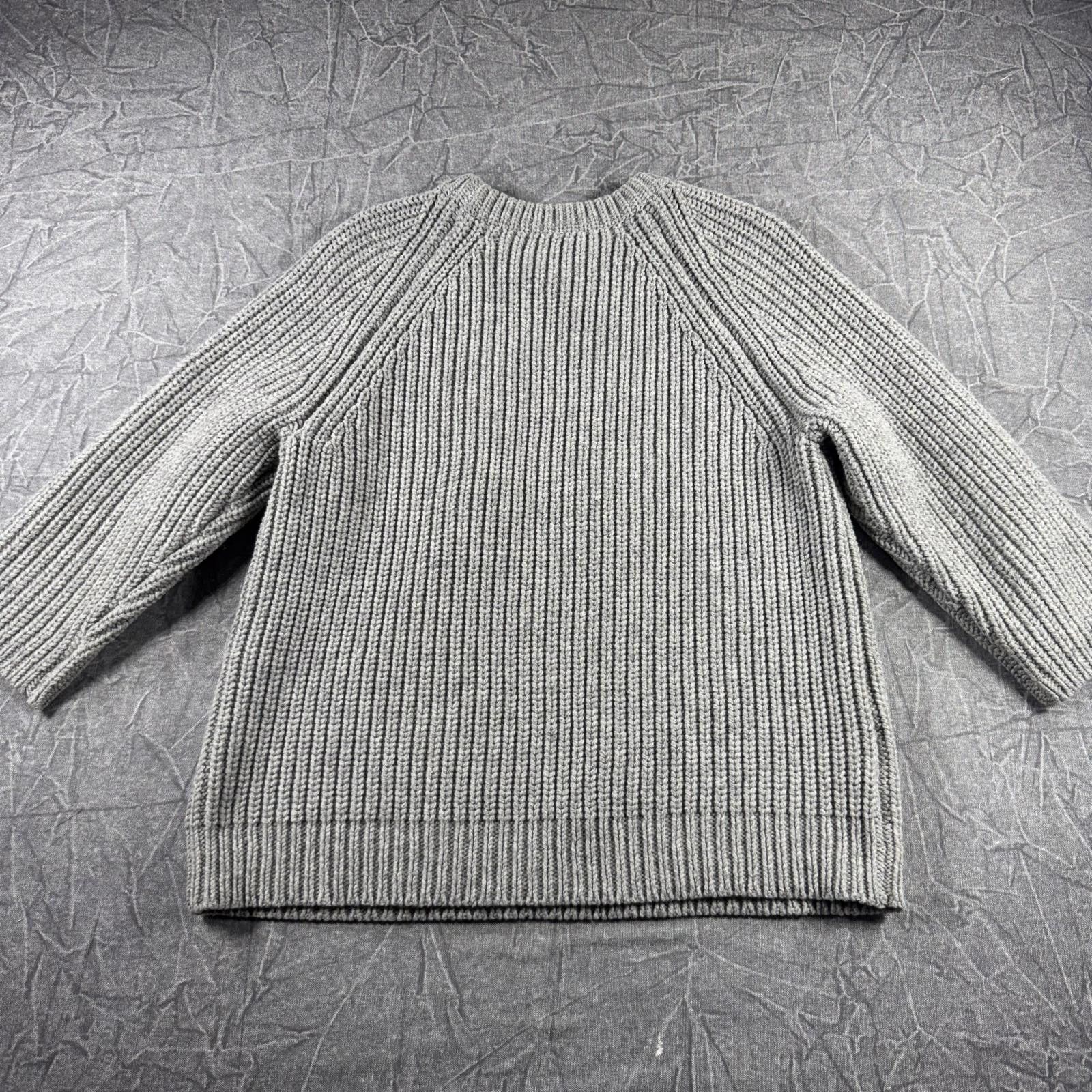 J.Crew J-Crew Sweater Women's S Grey 100% Lambswool Heavy Size S / US 4 / IT 40 - 7 Thumbnail