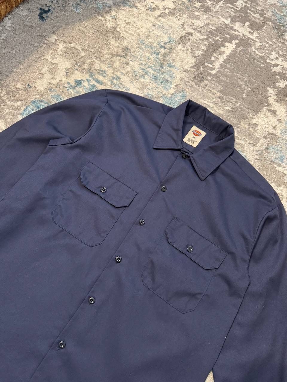 Dickies Vintage Dickies Navy Work Shirt M Size US M / EU 48-50 / 2 - 4 Thumbnail