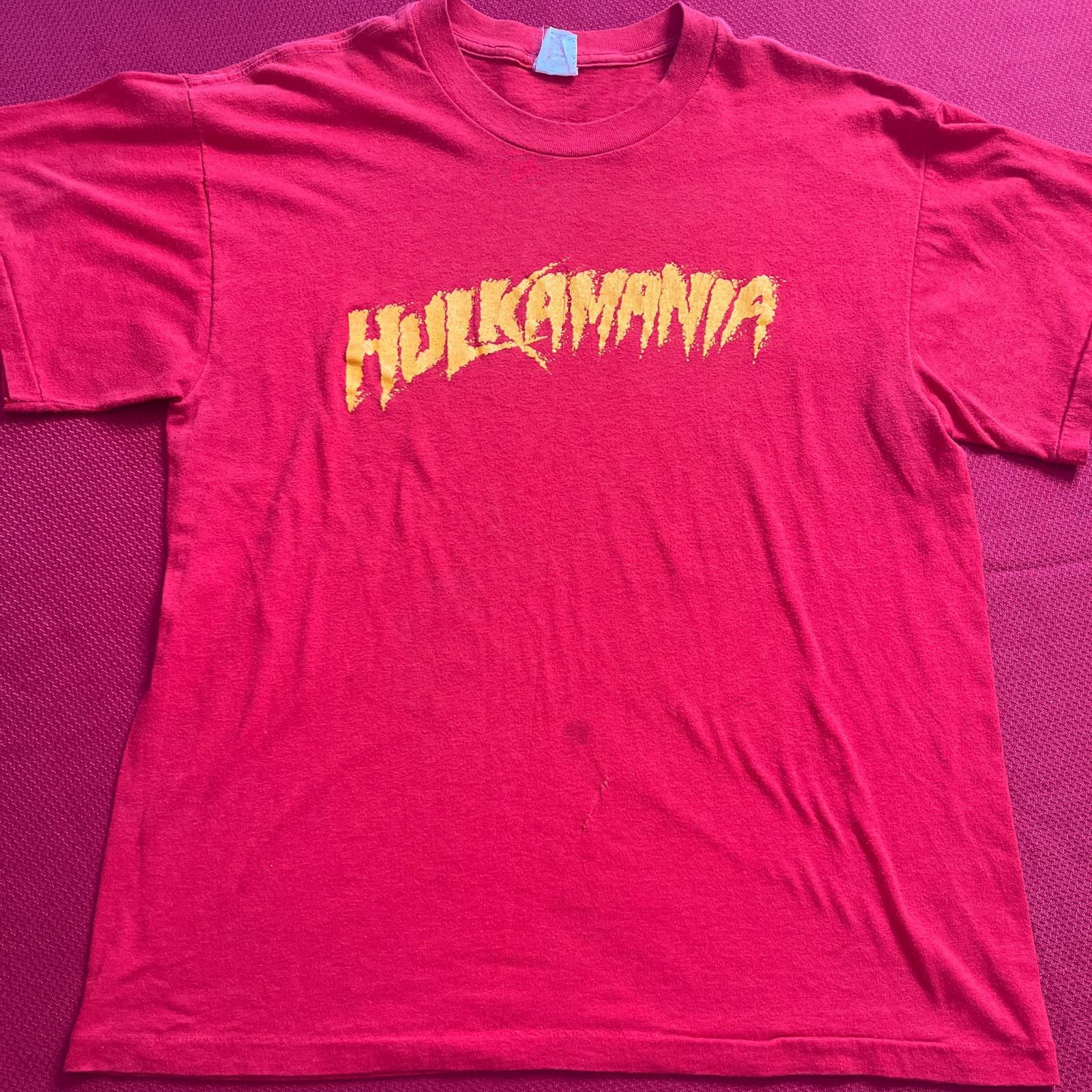 image of Sportswear Vintage 1980S Hulkamania Shirt in Red, Men's (Size XL)