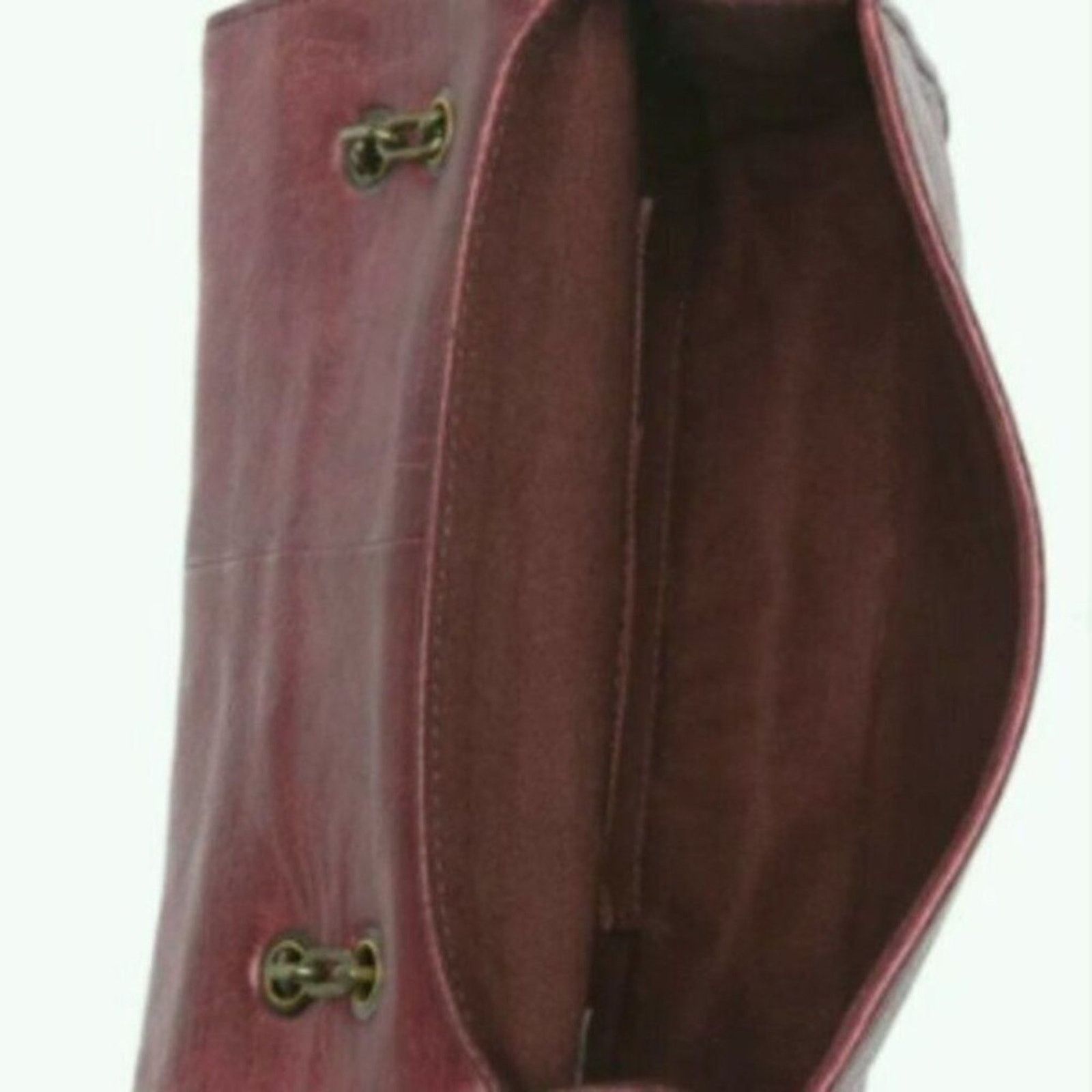 Frye Frye leather Studded Shoulder Bag Red Size ONE SIZE - 3 Thumbnail