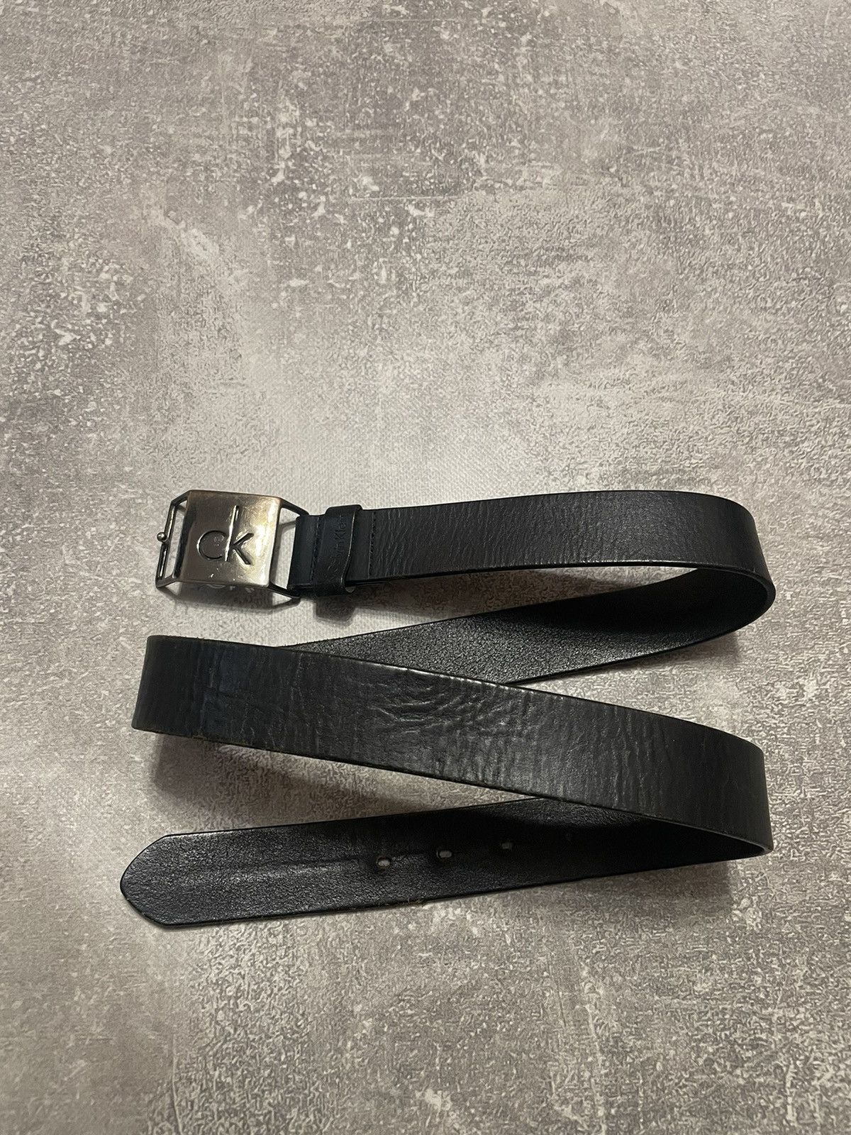 Calvin Klein Vintage Calvin Klein Leather Belt Size ONE SIZE - 1 Thumbnail