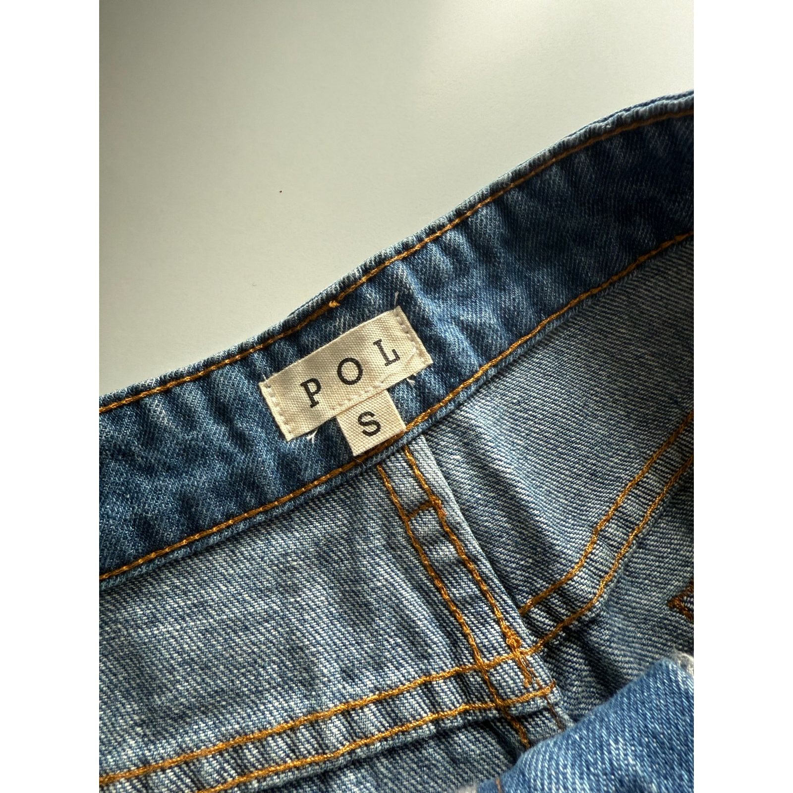 Free People $80 New POL Boho Embellished Jean shorts - Small Size 27" / US 4 / IT 40 - 6 Thumbnail
