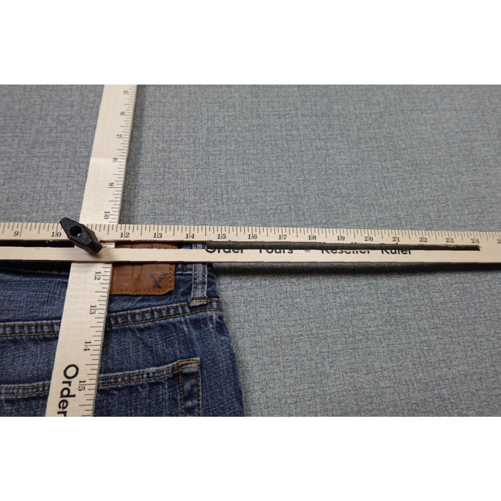 American Eagle Outfitters American Eagle Outfitters Jeans Mens 28x30 Blue Dark Wash Straight Stretch Denim 5-Pocket Slim Waist 28 Inseam 30 Vintage No Womens Mens Size US 28 / EU 44 - 7 Thumbnail