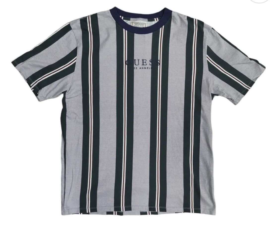 Guess Guess Originals Vertical Stripe Tee Size Medium Size US M / EU 48-50 / 2 - 1 Thumbnail