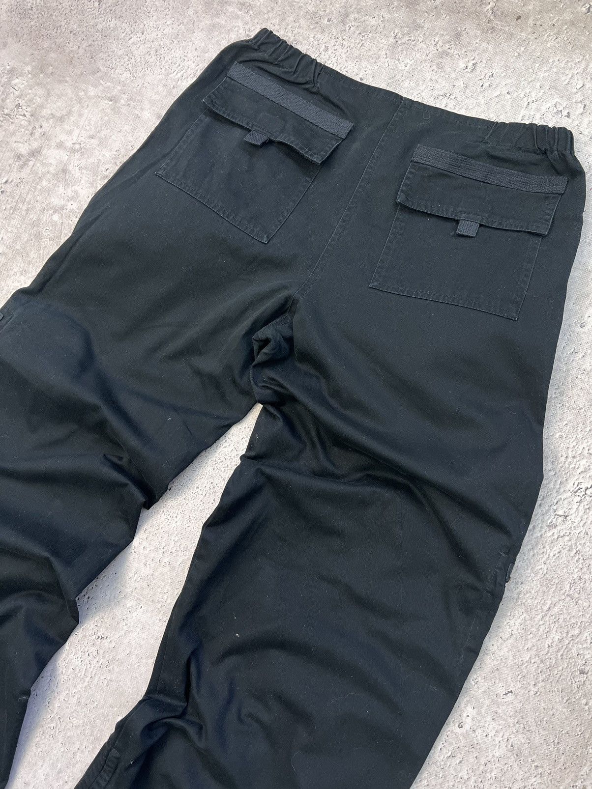 Japanese Brand × Junya Watanabe Y2K Vintage Streetwear black Camo Cargo Baggy Jeans sh Size US 31 - 13 Thumbnail