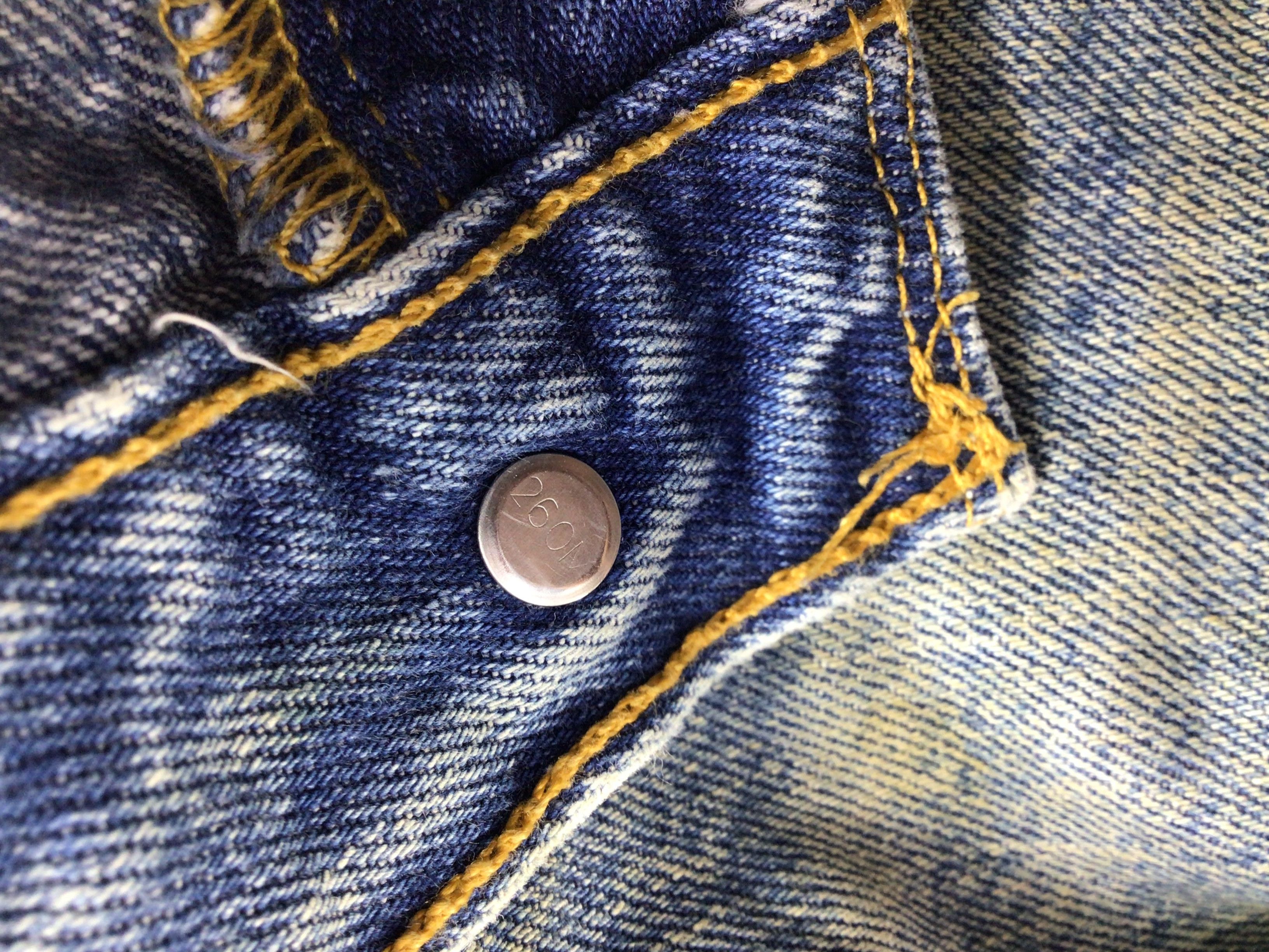 Levi's Vintage Levi's 501 Jeans Rusty Wash Distressed Denim KJ284 Size US 30 / EU 46 - 10 Thumbnail