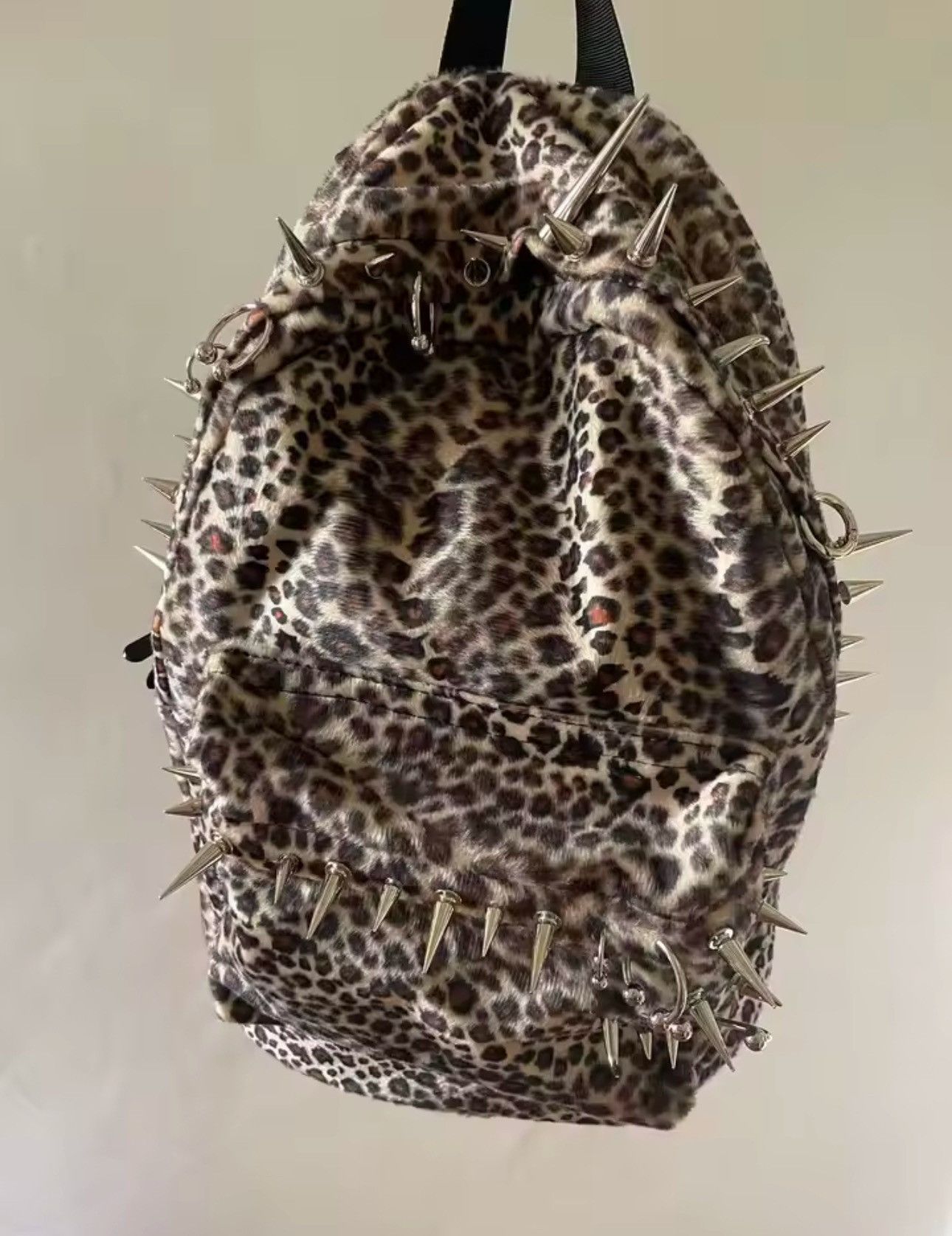 Other Punk Rivet Leopard Gothic Large Capacity Backpack Size ONE SIZE - 5 Thumbnail