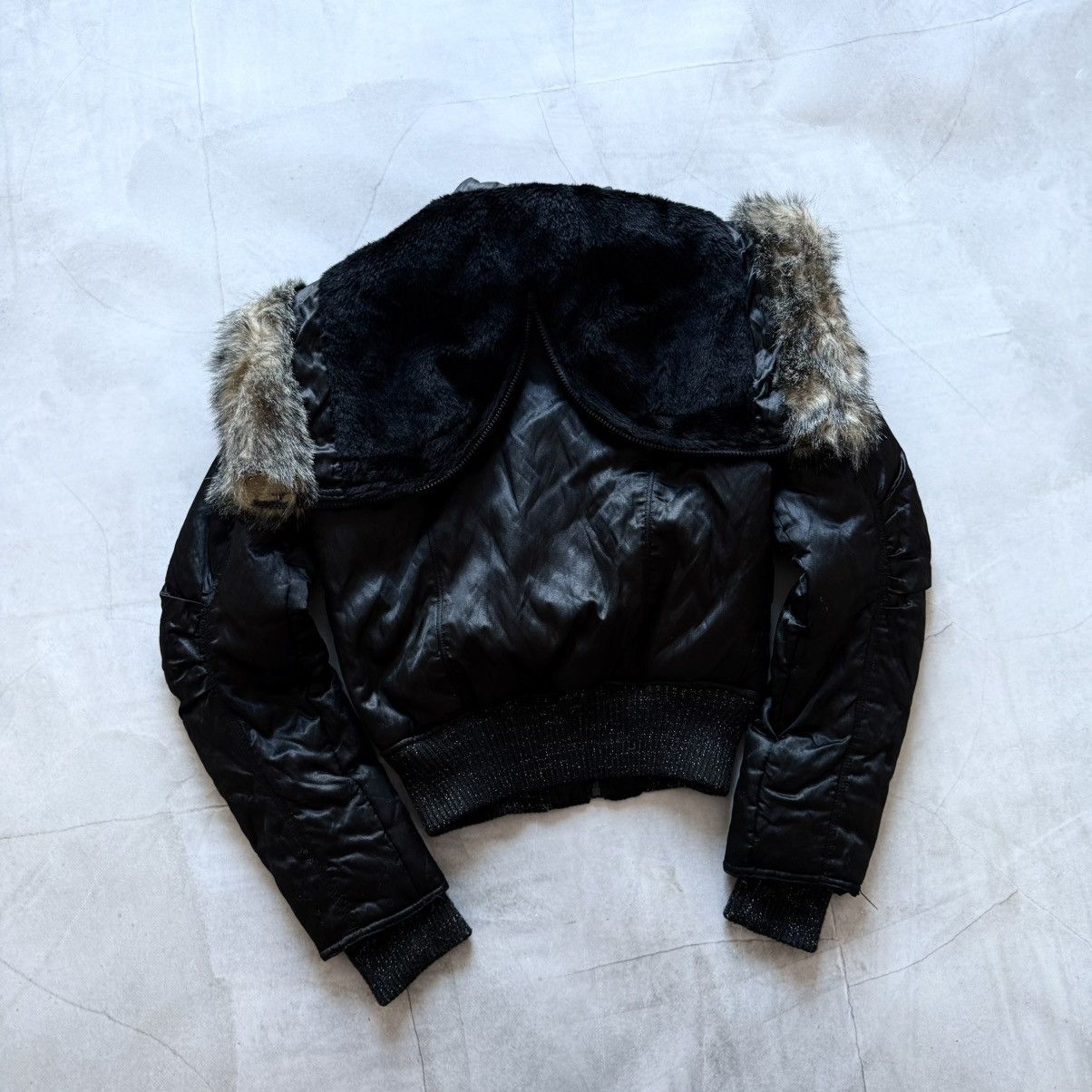 If Six Was Nine 00s LGB If Six Was Nine Style Multi Pocket Faux Fur Jacket Size XS / US 0-2 / IT 36-38 - 7 Thumbnail