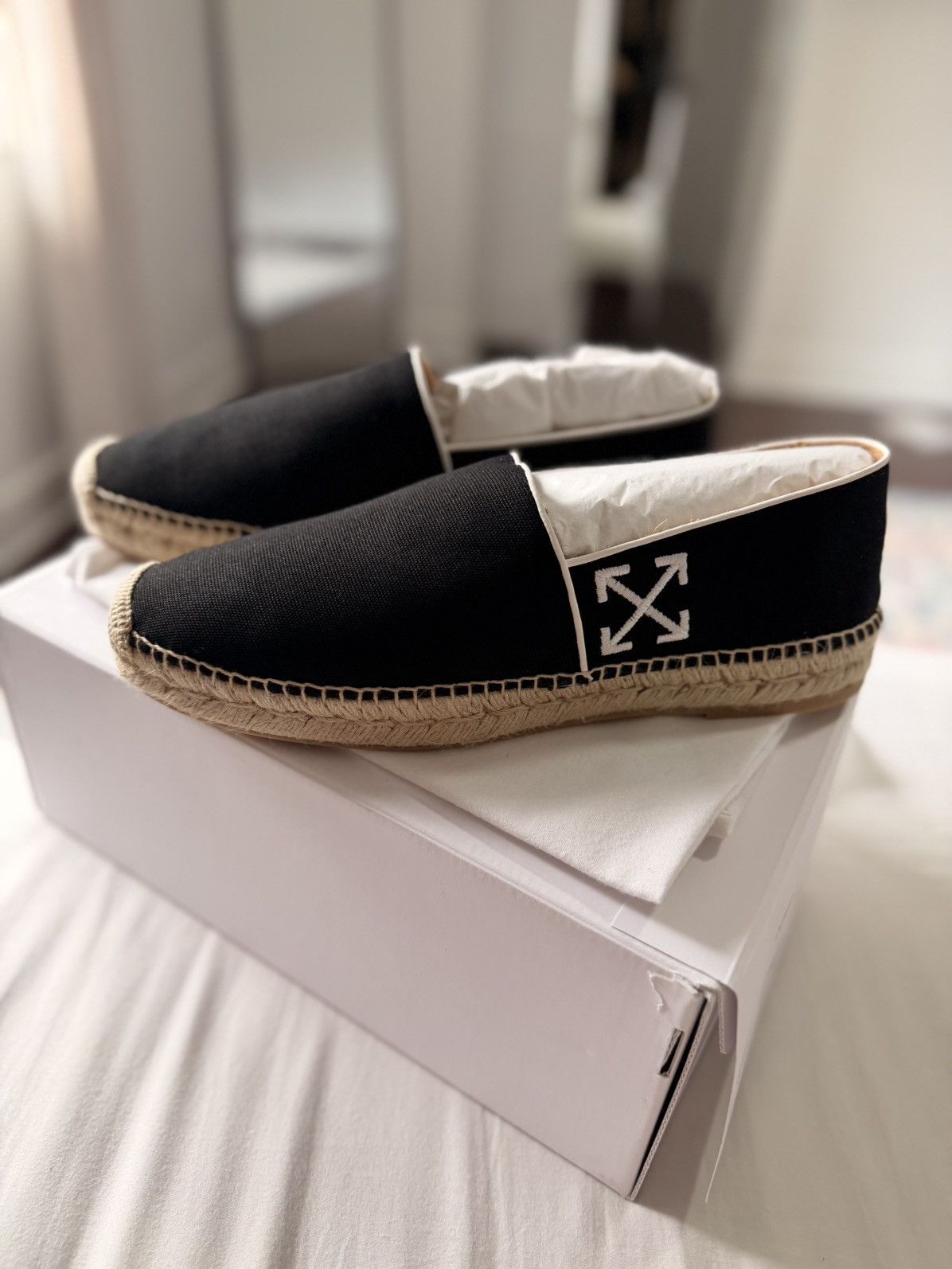 Off-White Off-White Biarritz Espadrilles Size US 11 / EU 44 - 3 Thumbnail