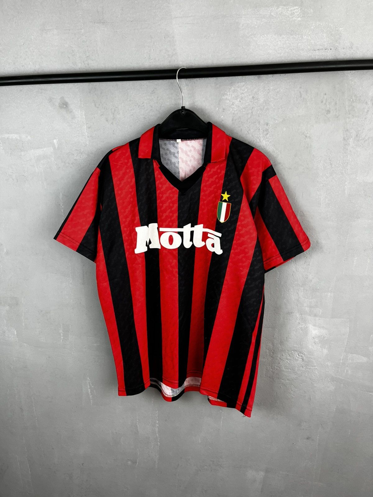Vintage AC Milan Jersey vintage 90s football Soccer retro replica Size US XL / EU 56 / 4 - 4 Thumbnail