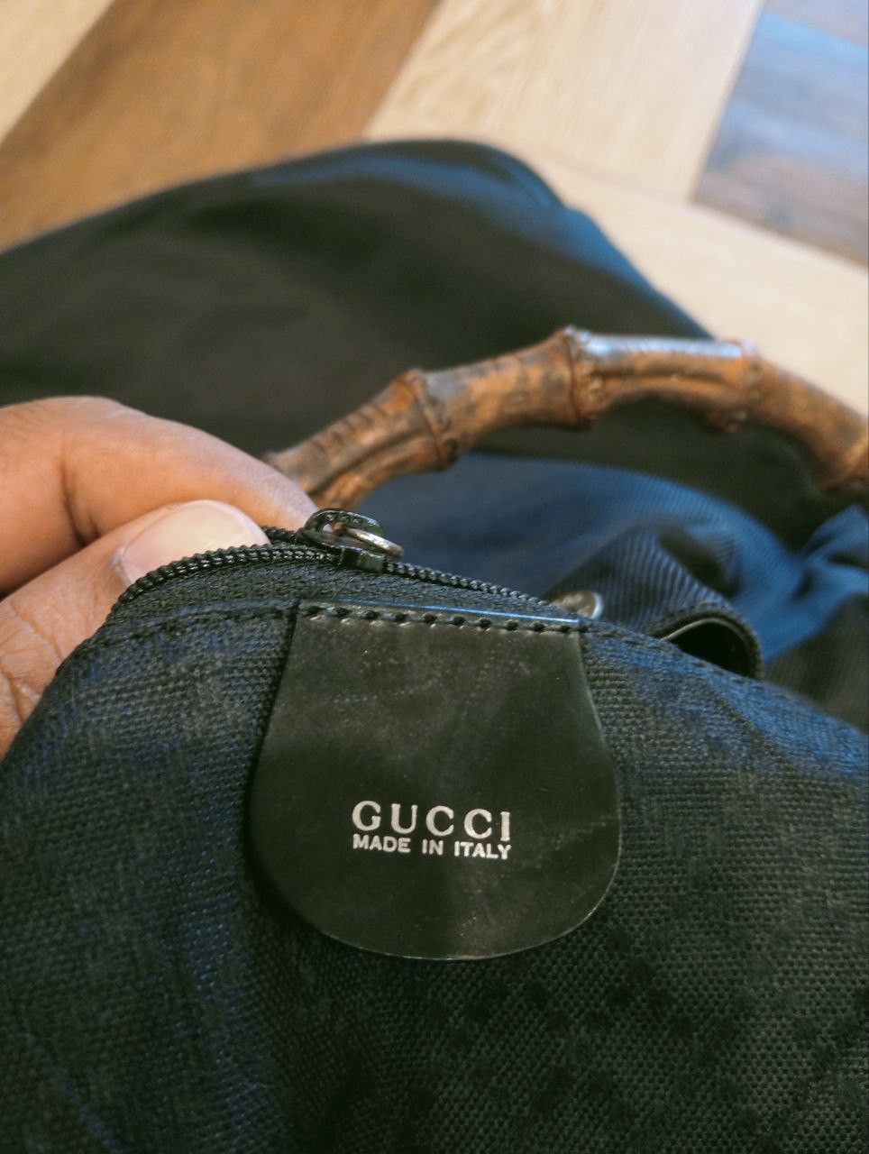Gucci LUXURY GUCCI BAMBOO NYLON BUCKET BAG Size ONE SIZE - 14 Thumbnail