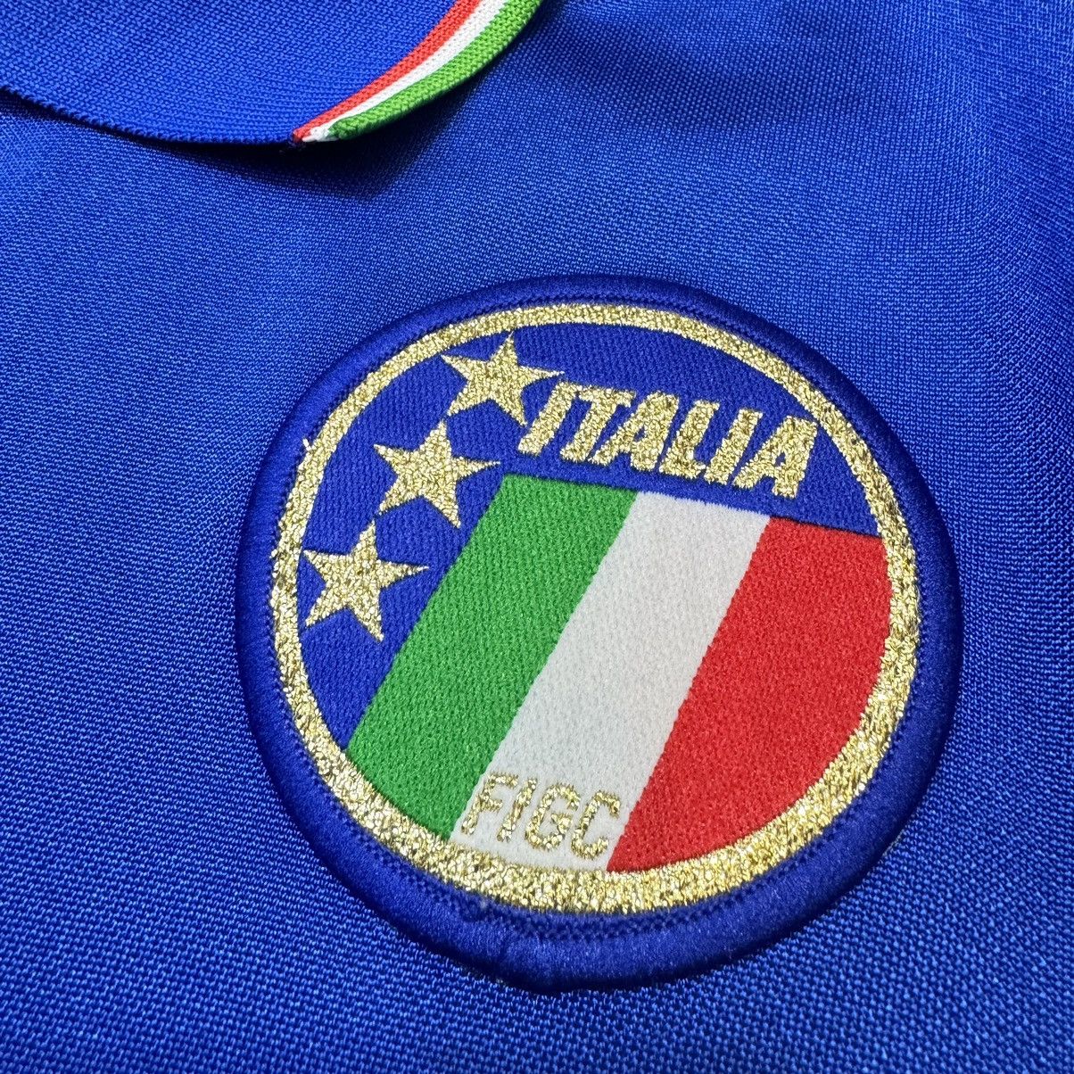 Diadora Italy World Cup 1990 longsleeves home shirt #15 Baggio Size US S / EU 44-46 / 1 - 4 Thumbnail