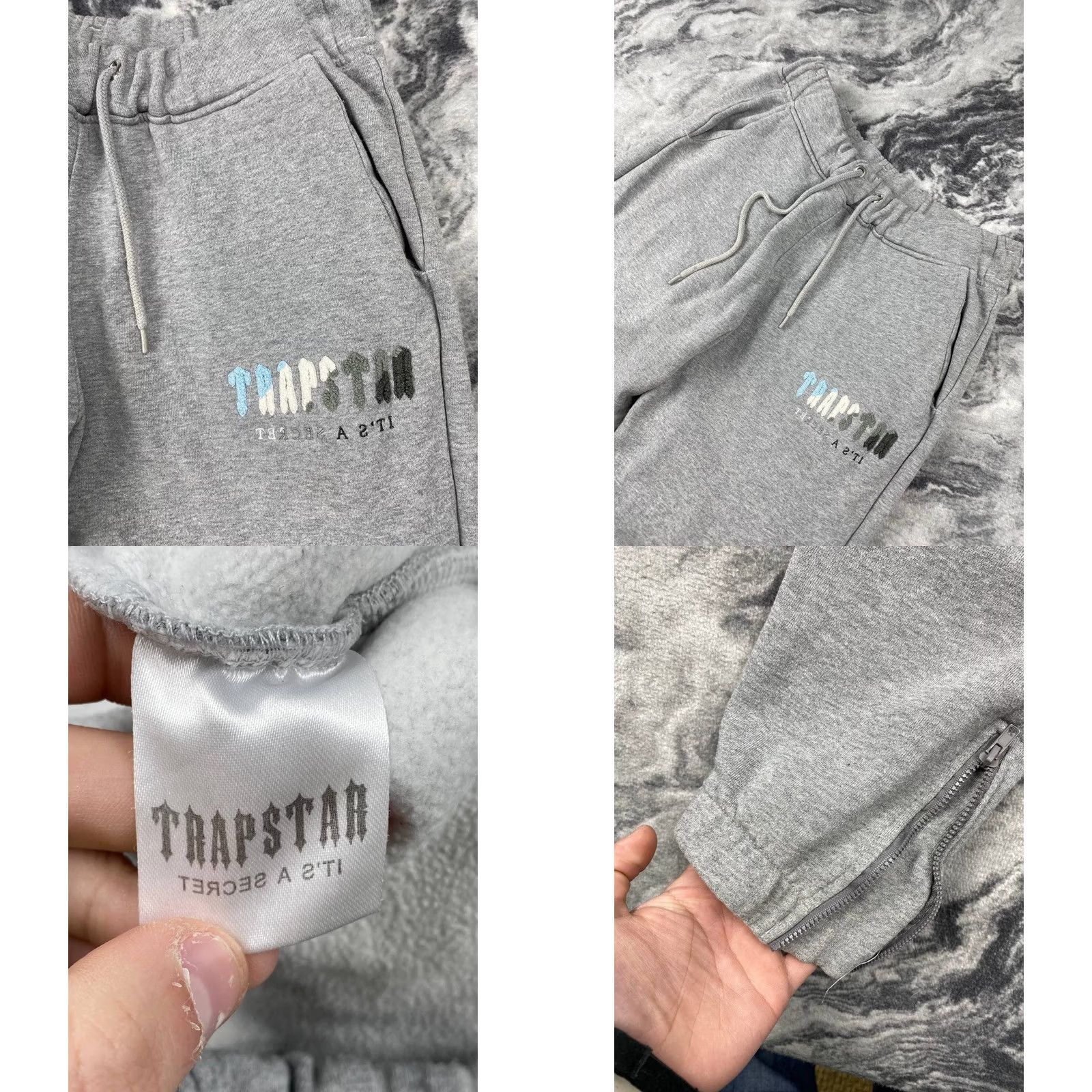 Vintage Trapstar London Tracksuit Hoodie And Pants Big Logo Drill Men Size M Gray Size US M / EU 48-50 / 2 - 9 Thumbnail