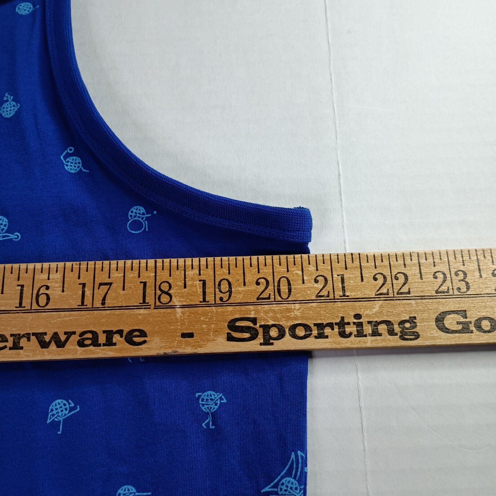 Nike Nike USA Club Tank Top Mens M Blue All Over Print FN0879-417 Size US M / EU 48-50 / 2 - 4 Thumbnail