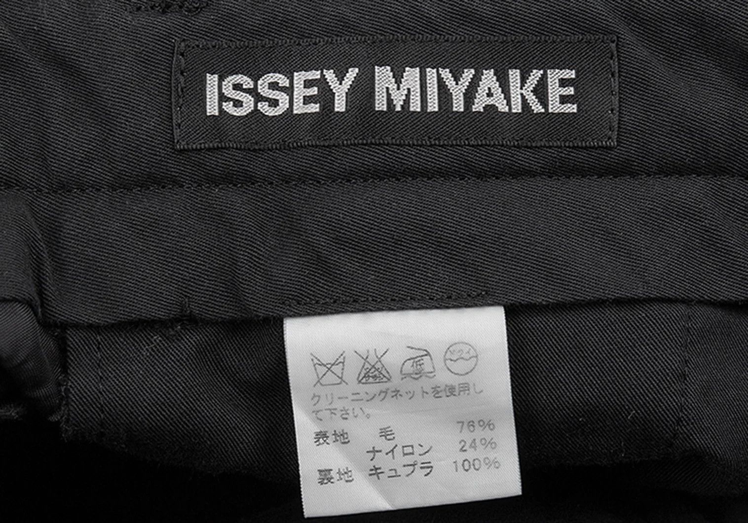 Issey Miyake Wool Nylon Pants in Black Size 1 Size US 30 / EU 46 - 15 Thumbnail