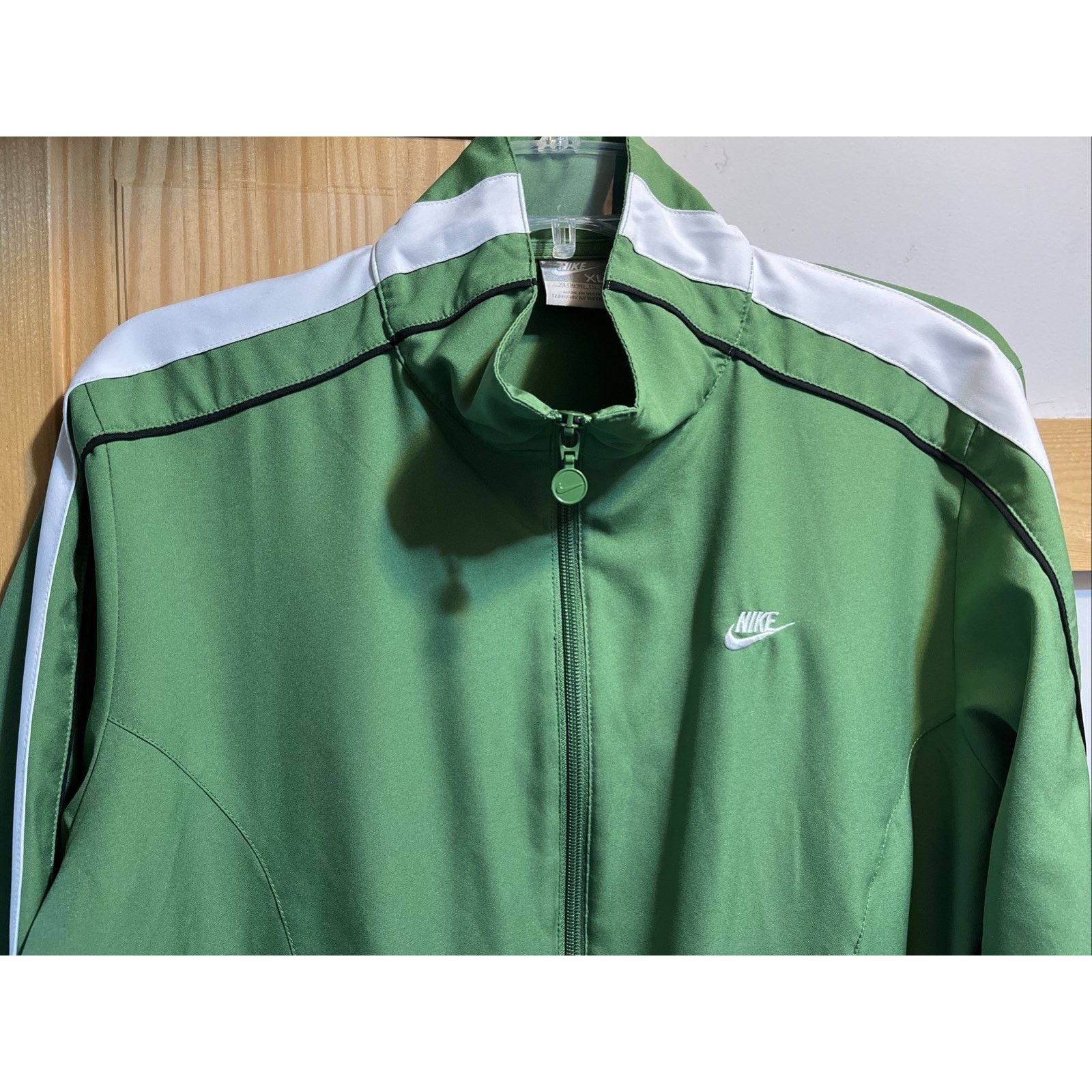 Nike Nike Track Jacket Men’s XL Green Full Zip Activewear Travel Size US XL / EU 56 / 4 - 5 Thumbnail