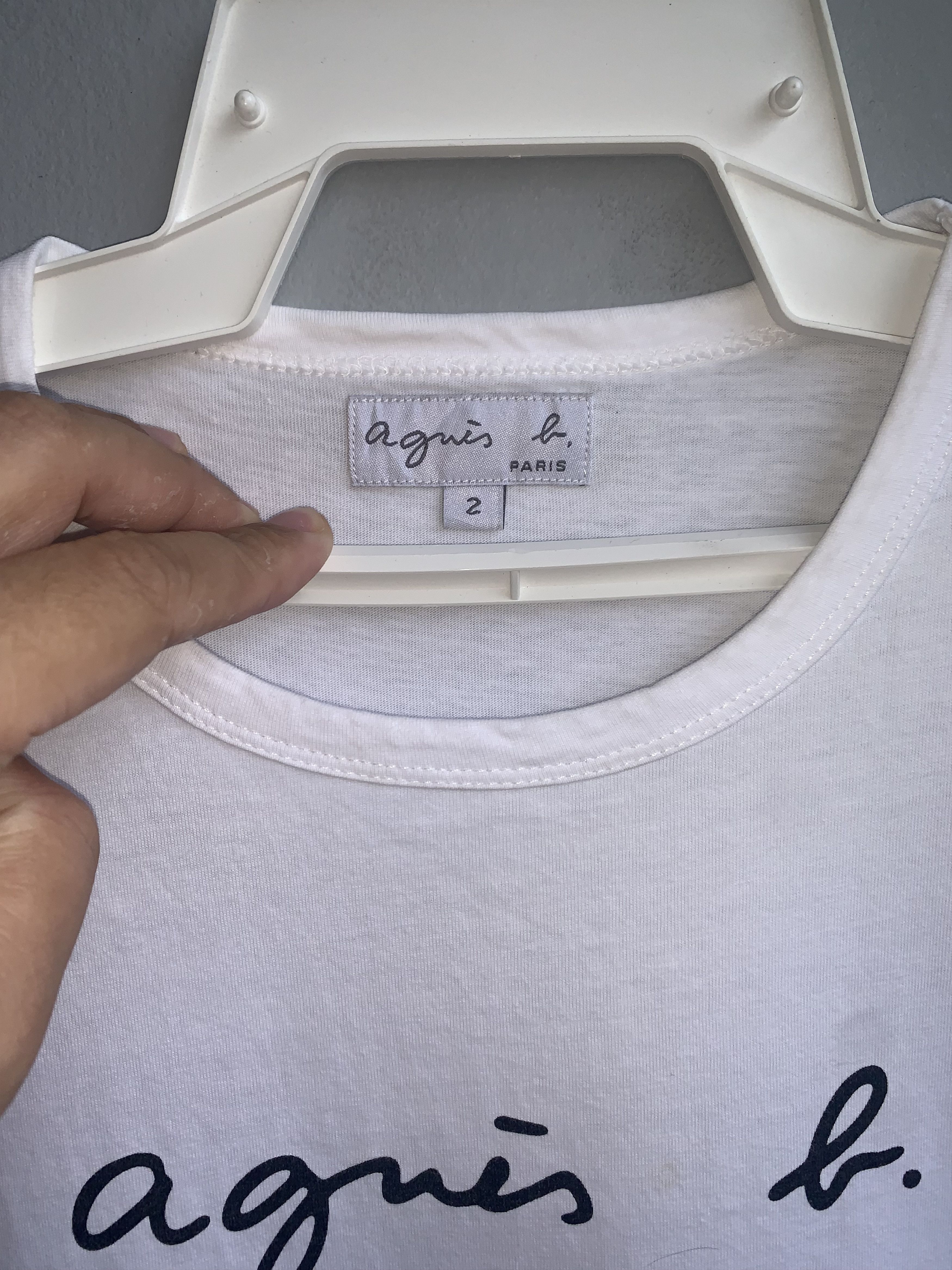 agnes b. Agnes B. Spellout Shirt Size S / US 4 / IT 40 - 3 Thumbnail